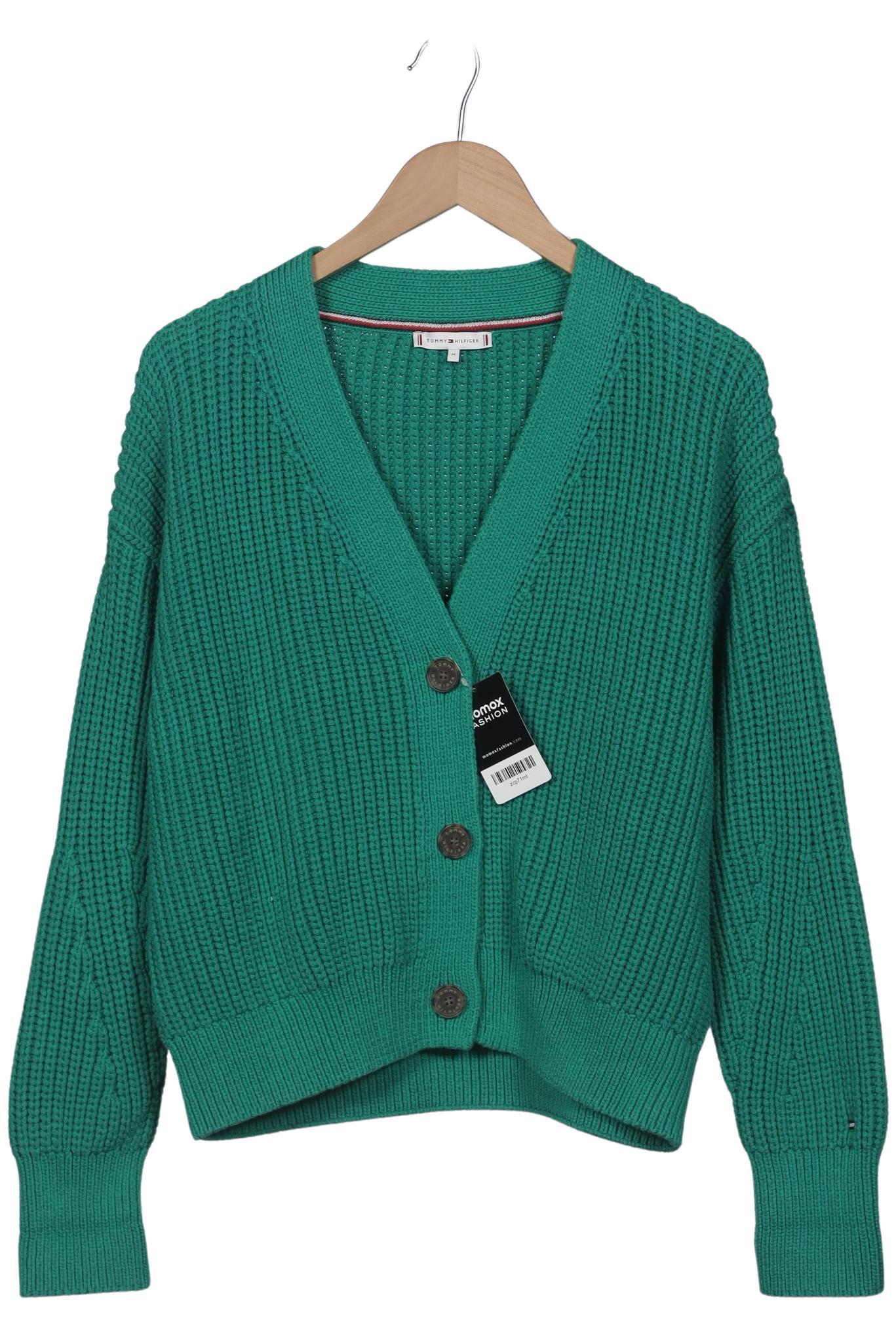 

Tommy Hilfiger Damen Strickjacke, grün, Gr. 38