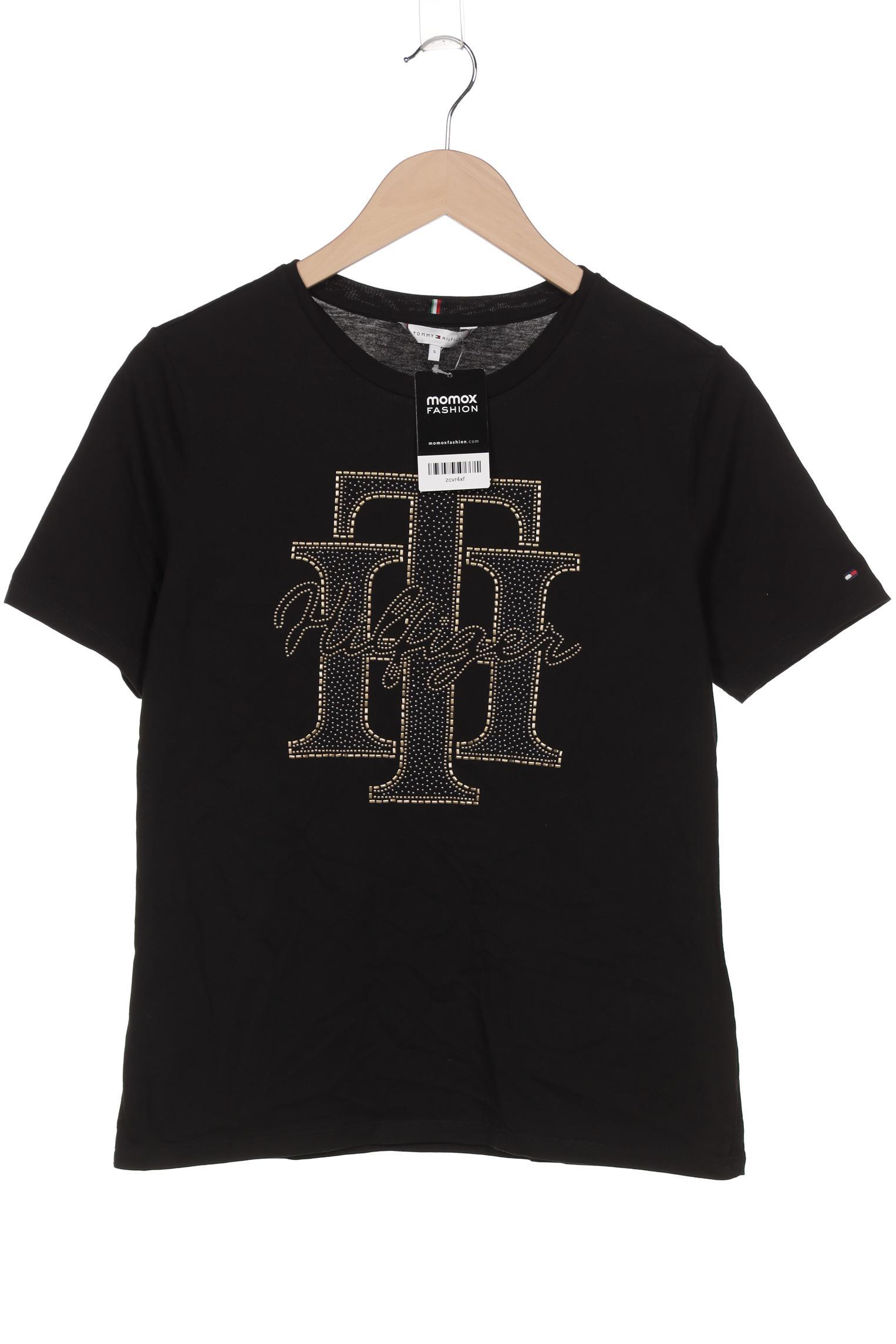 

Tommy Hilfiger Damen T-Shirt, schwarz, Gr. 36