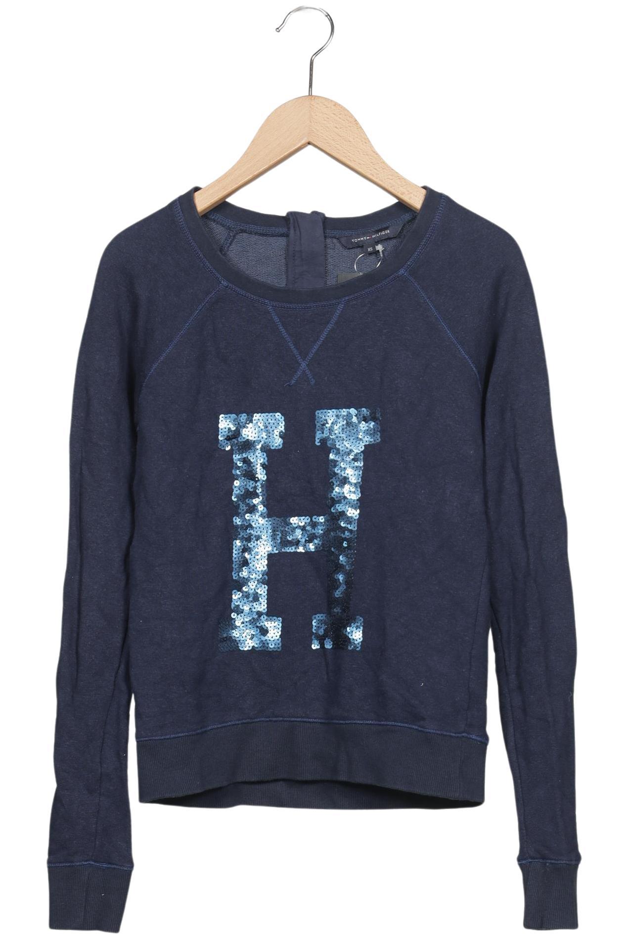

Tommy Hilfiger Damen Langarmshirt, marineblau, Gr. 34