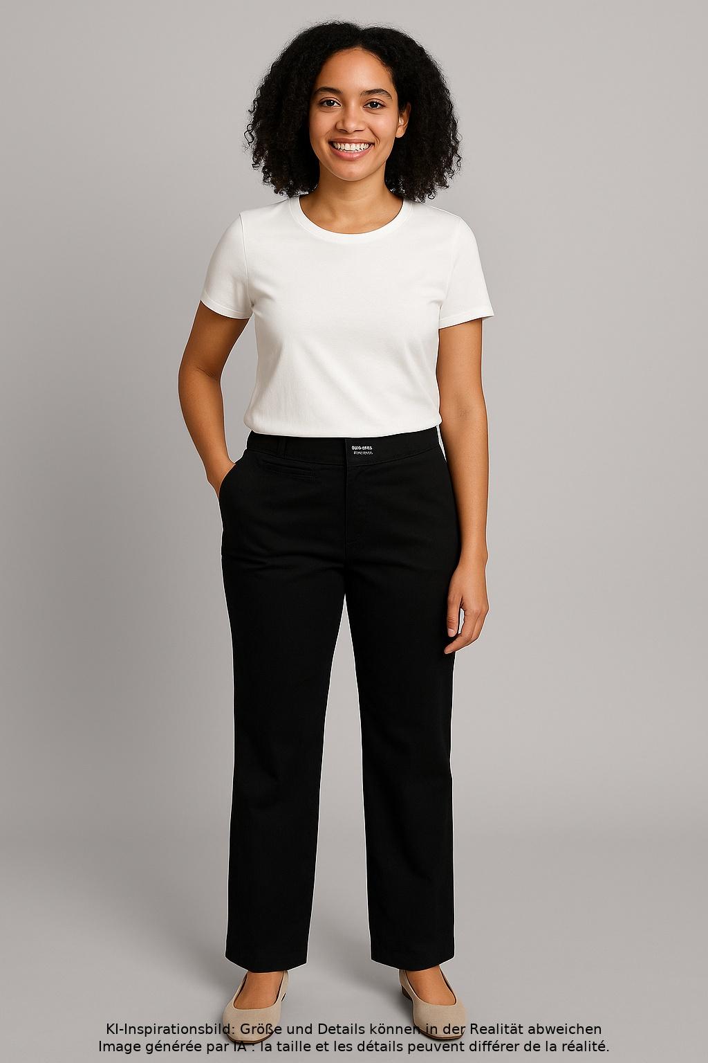 

Tommy Hilfiger Damen Stoffhose, schwarz, Gr. 8