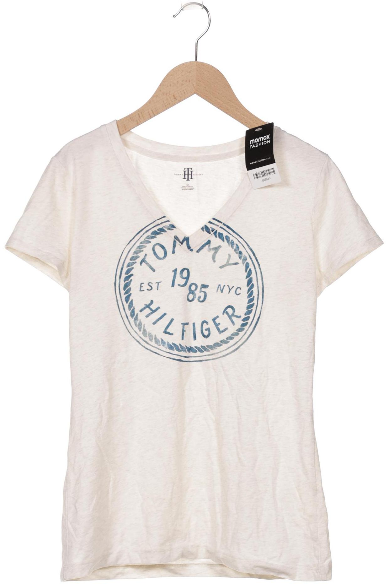 

Tommy Hilfiger Damen T-Shirt, cremeweiß, Gr. 36