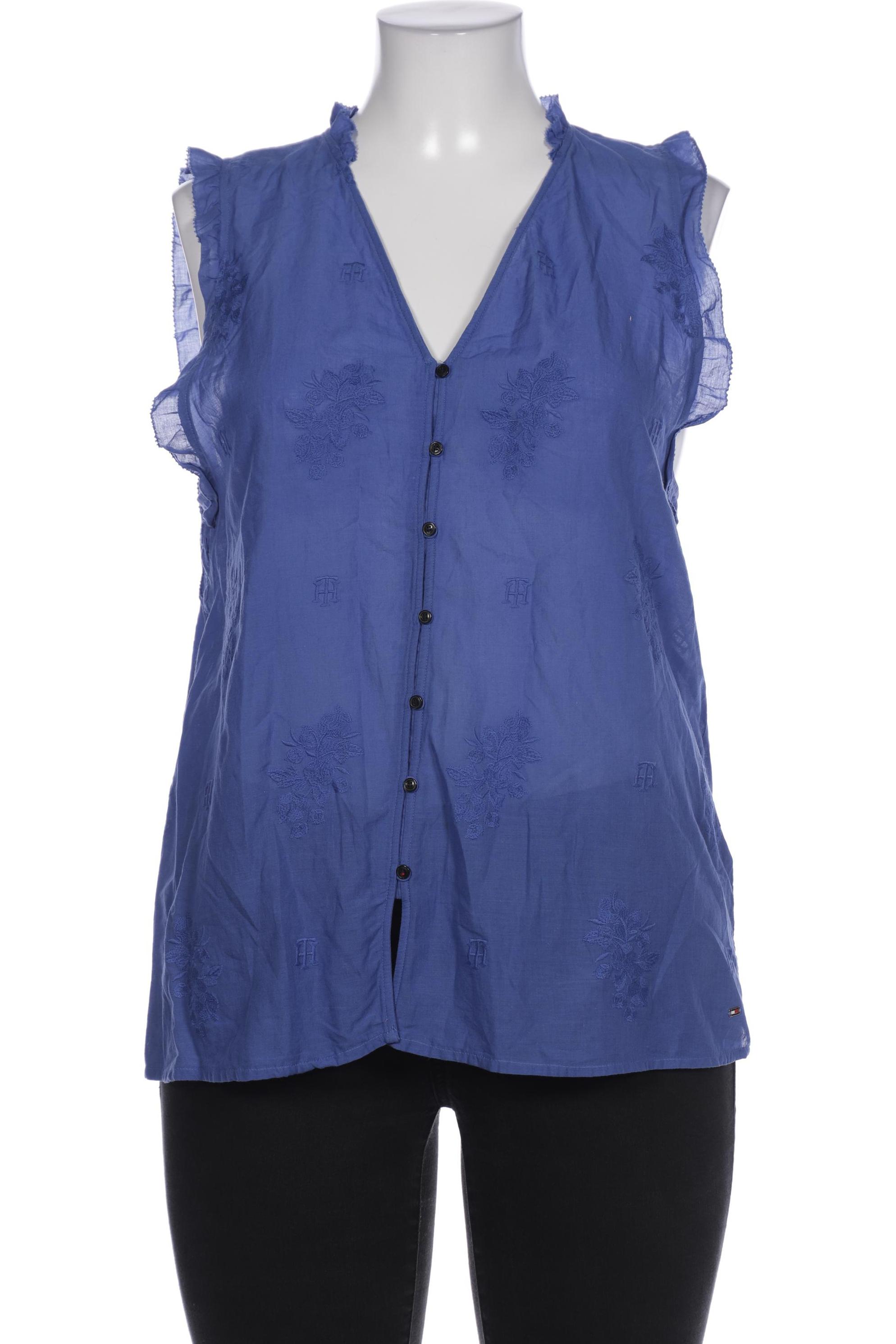 

Tommy Hilfiger Damen Bluse, blau, Gr. 42