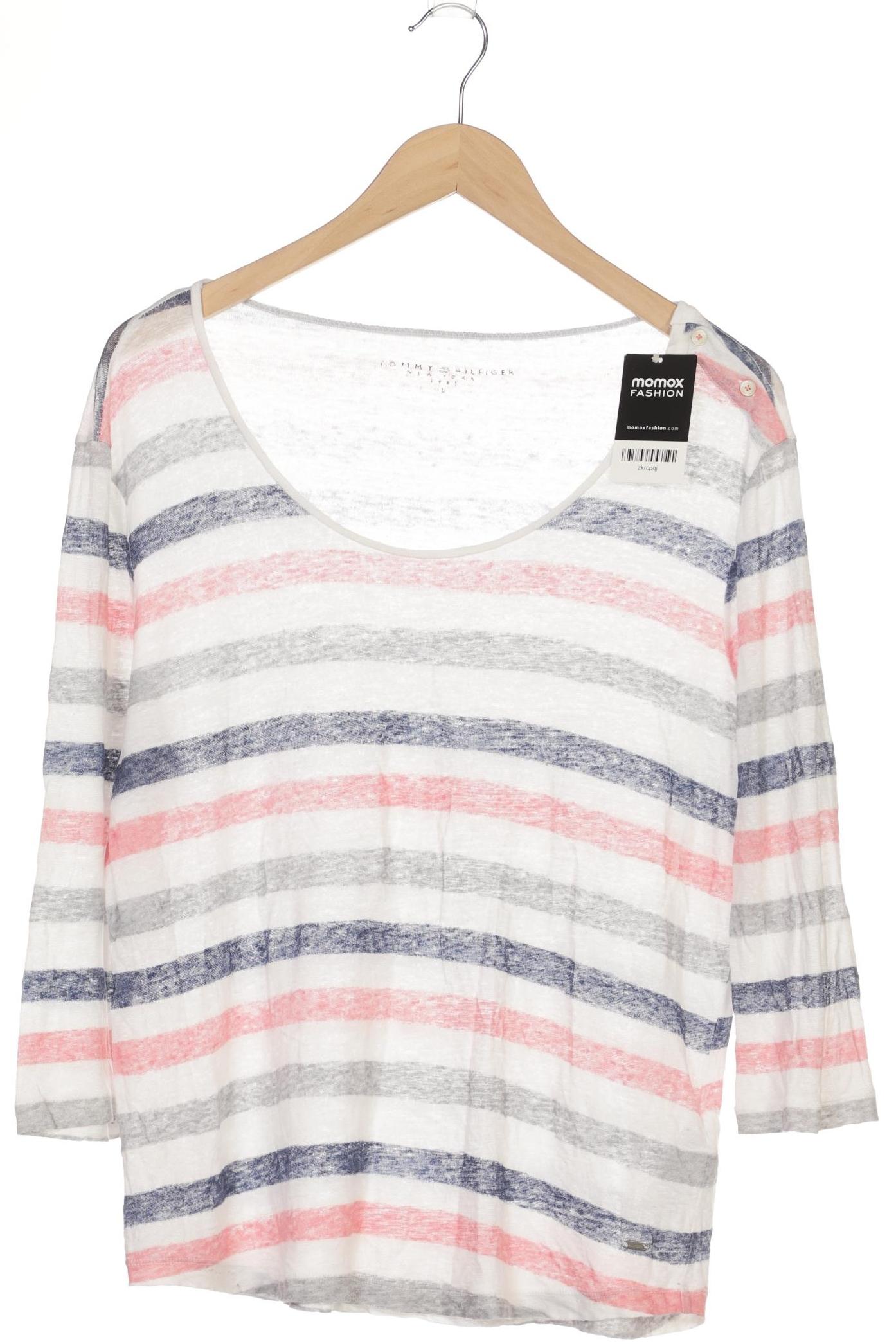 

Tommy Hilfiger Damen Langarmshirt, weiß, Gr. 42