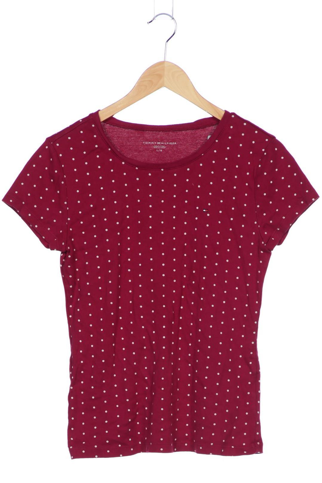 

Tommy Hilfiger Damen T-Shirt, bordeaux, Gr. 42