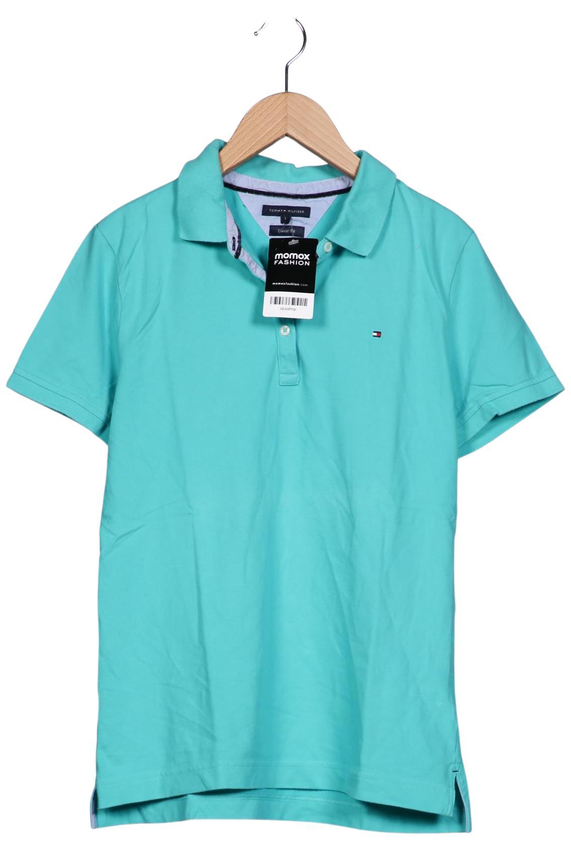 

Tommy Hilfiger Damen Poloshirt, türkis, Gr. 42