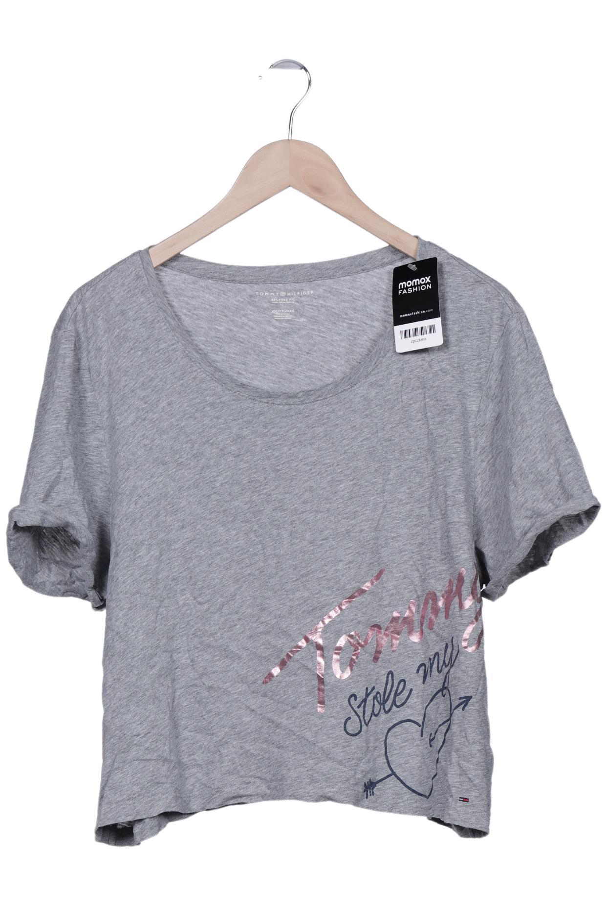 

Tommy Hilfiger Damen T-Shirt, grau, Gr. 46