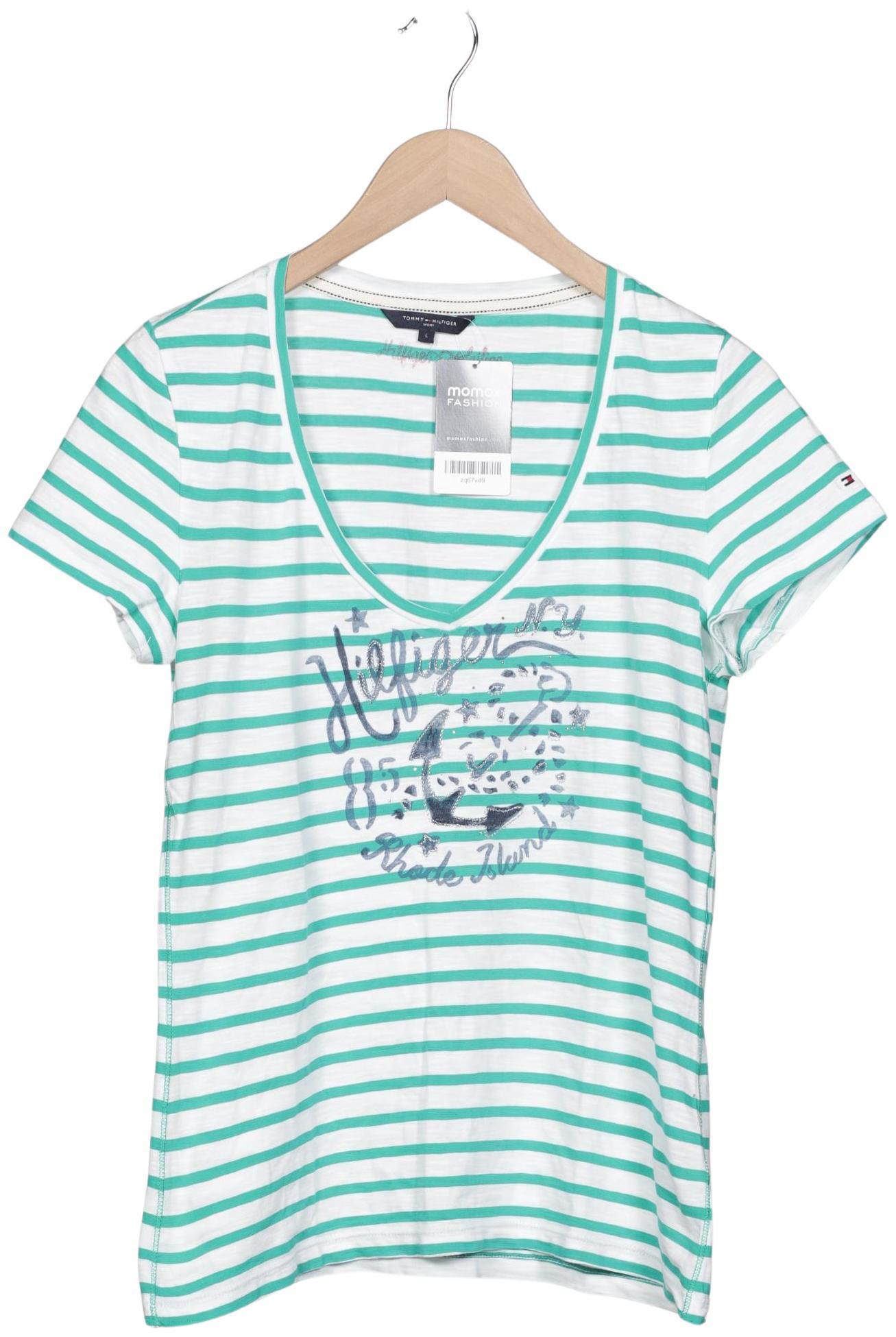 

Tommy Hilfiger Damen T-Shirt, grün, Gr. 42