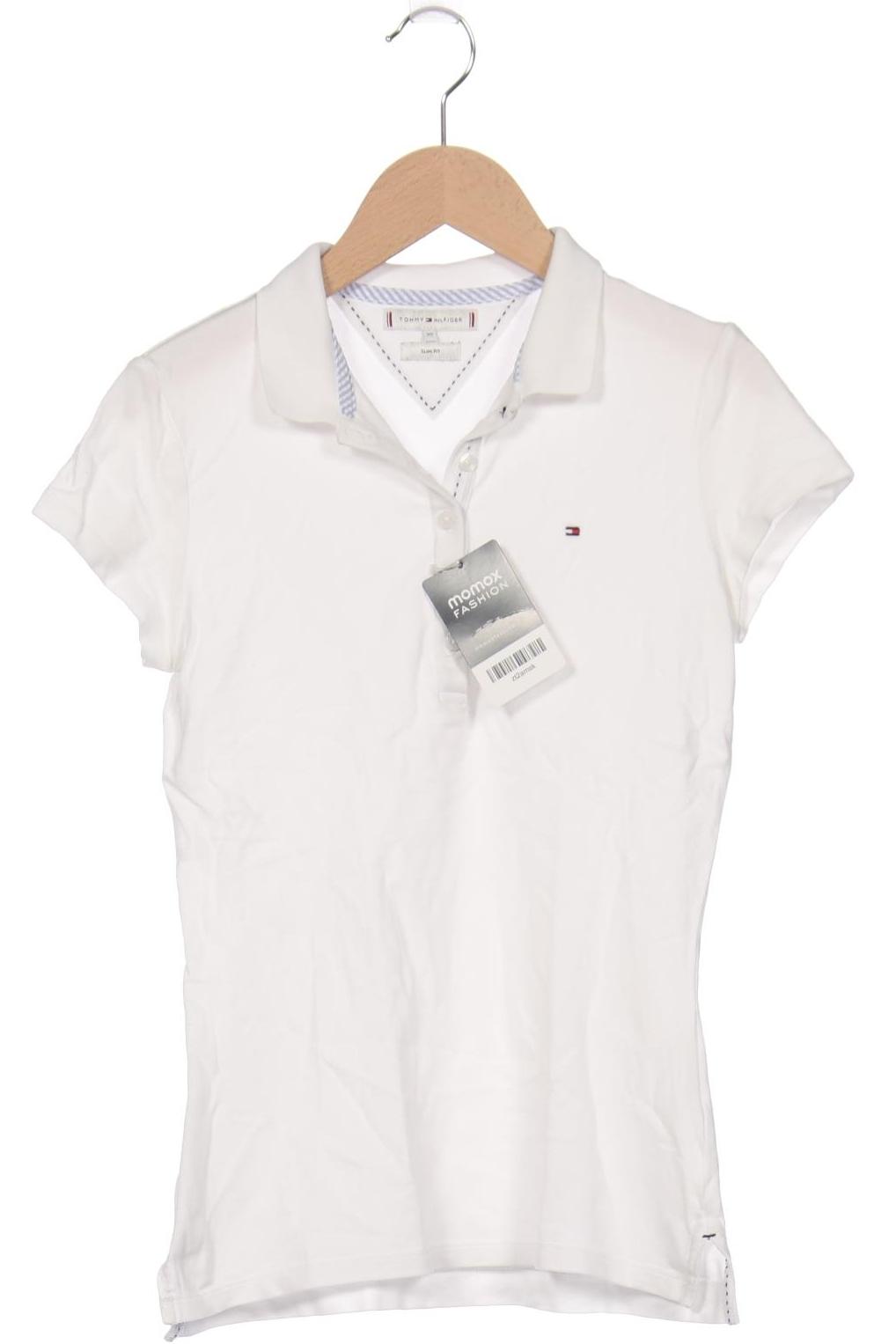 

Tommy Hilfiger Damen Poloshirt, weiß, Gr. 34