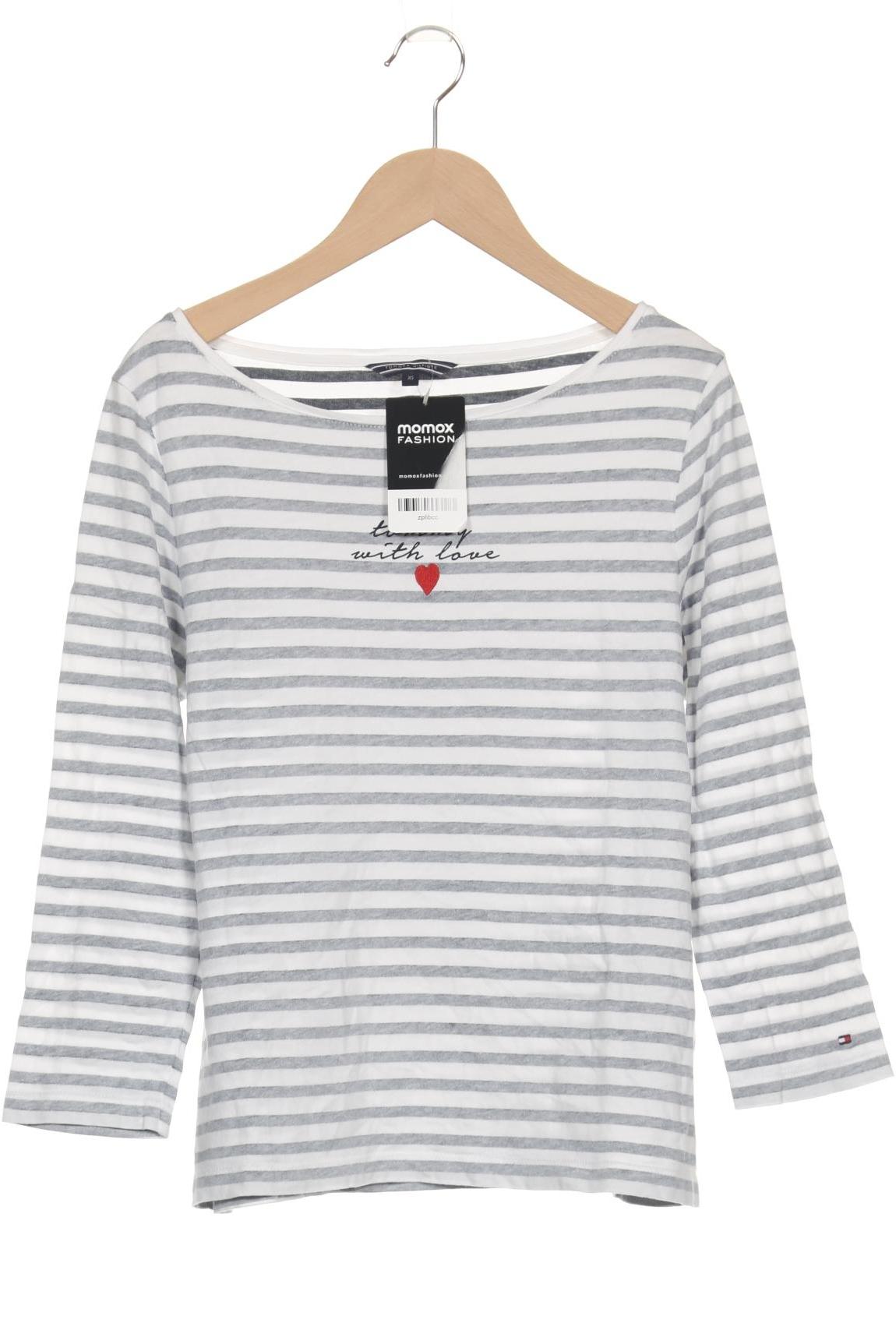 

Tommy Hilfiger Damen Langarmshirt, weiß, Gr. 34