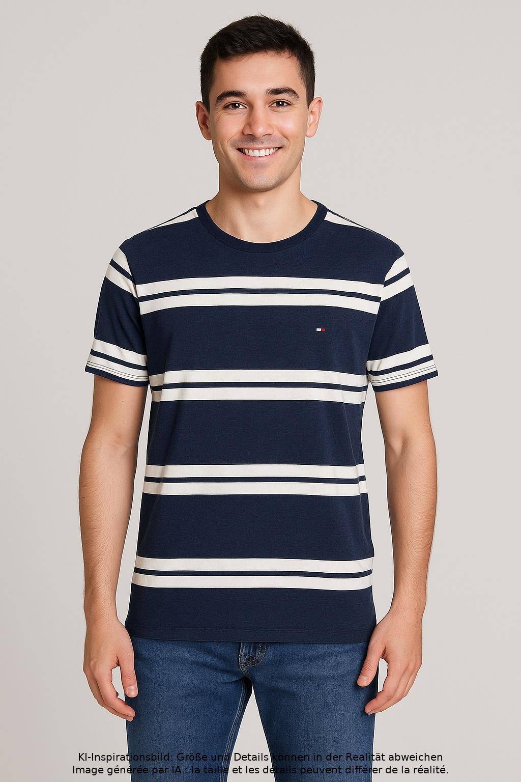 Thumbnail - Tommy Hilfiger Herren T-Shirt, mehrfarbig, Gr. 44