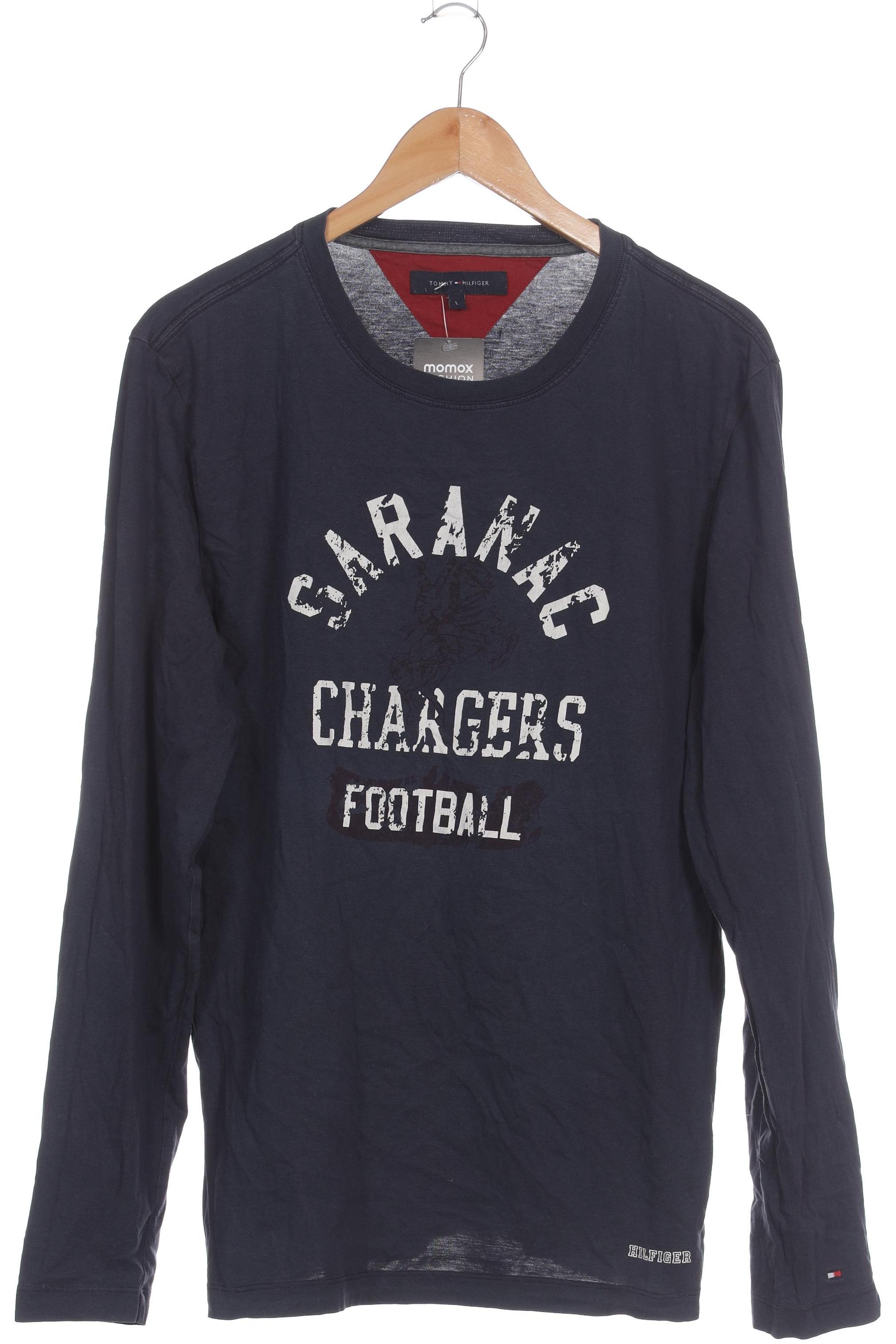 

Tommy Hilfiger Herren Langarmshirt, blau, Gr.