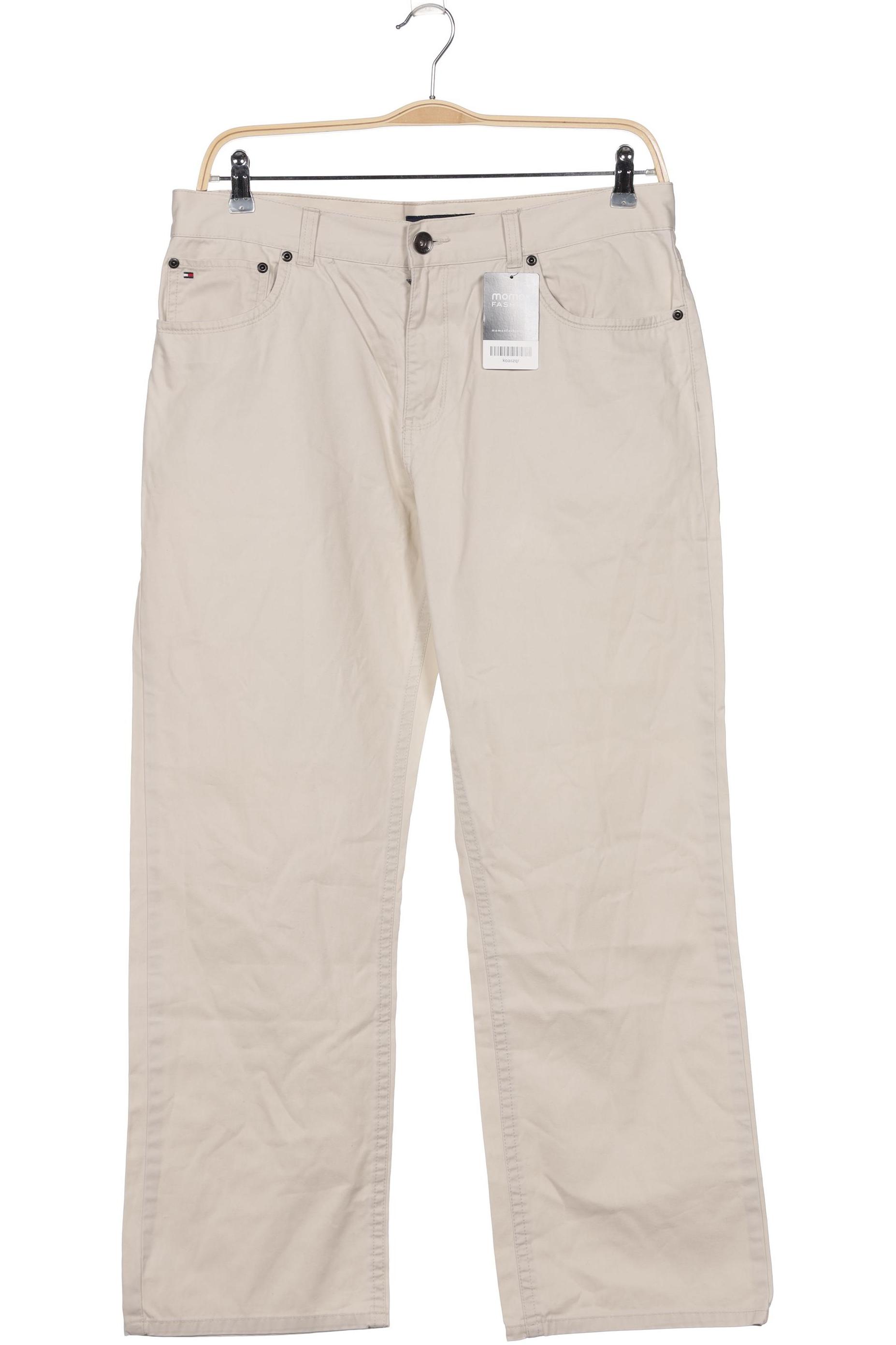 

Tommy Hilfiger Herren Stoffhose, cremeweiß, Gr. 34