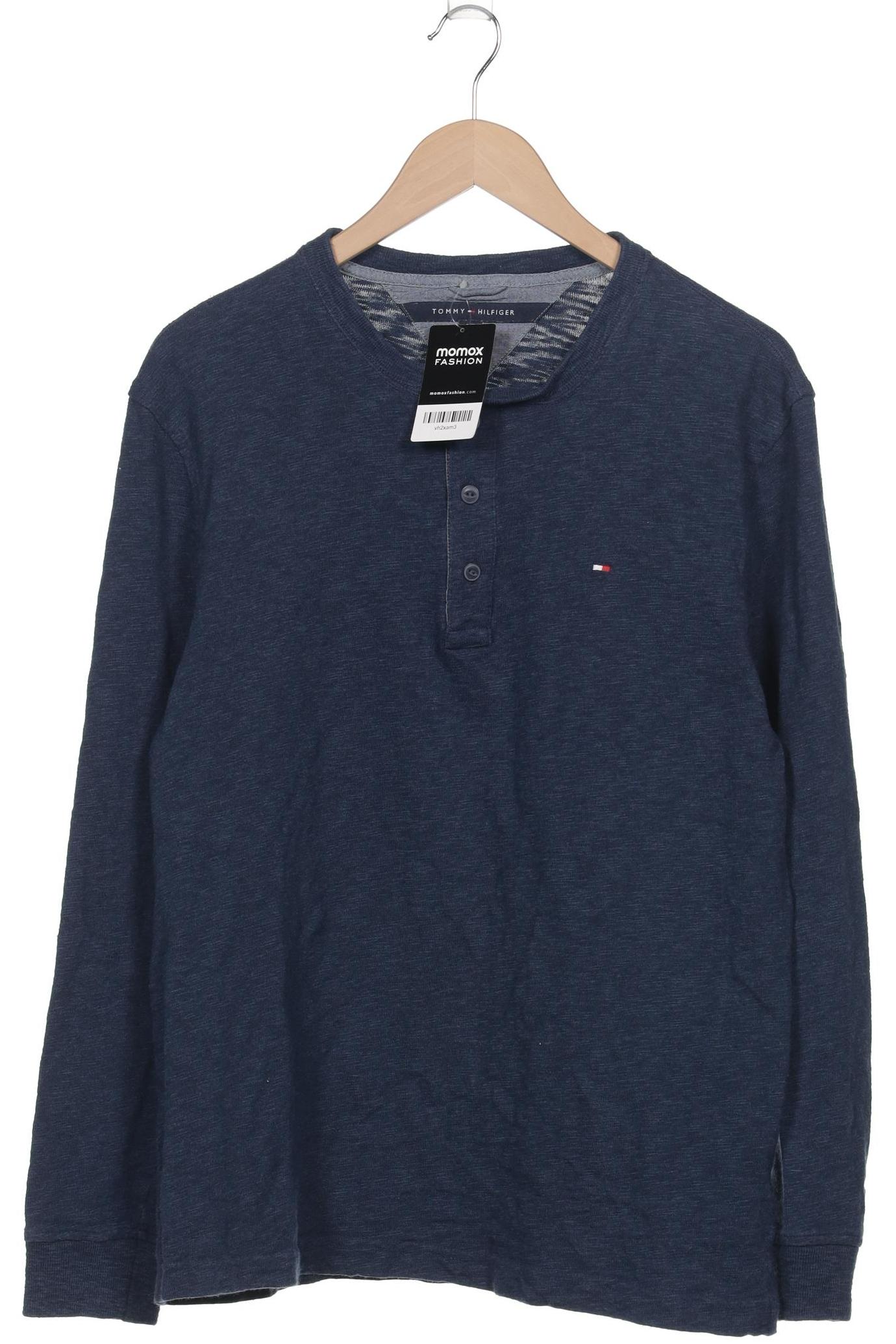 

Tommy Hilfiger Herren Langarmshirt, marineblau, Gr. 52