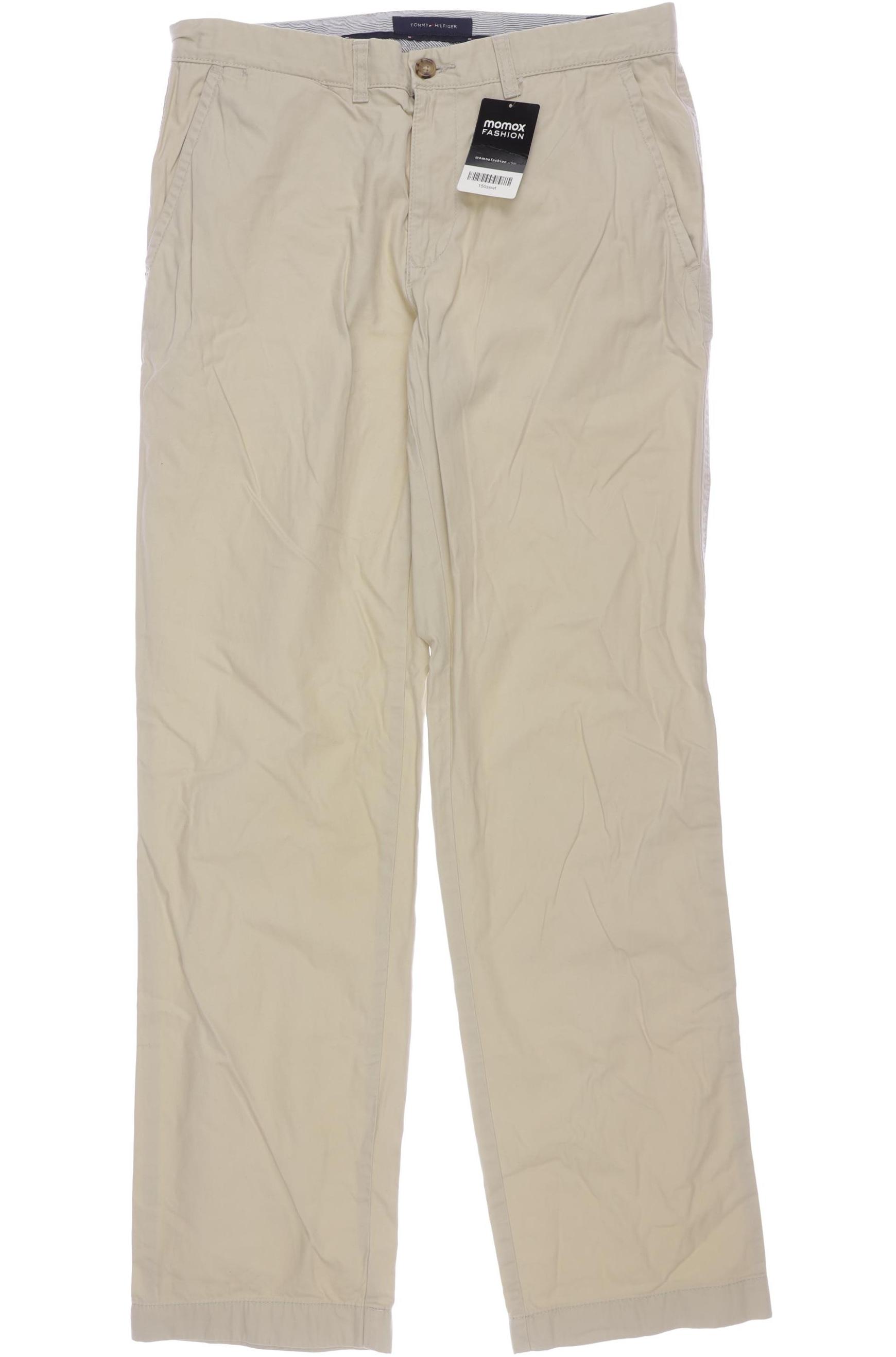 

Tommy Hilfiger Herren Stoffhose, cremeweiß, Gr. 33