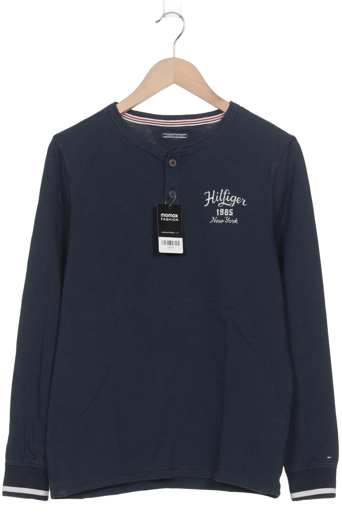 

Tommy Hilfiger Herren Langarmshirt, marineblau, Gr. 46