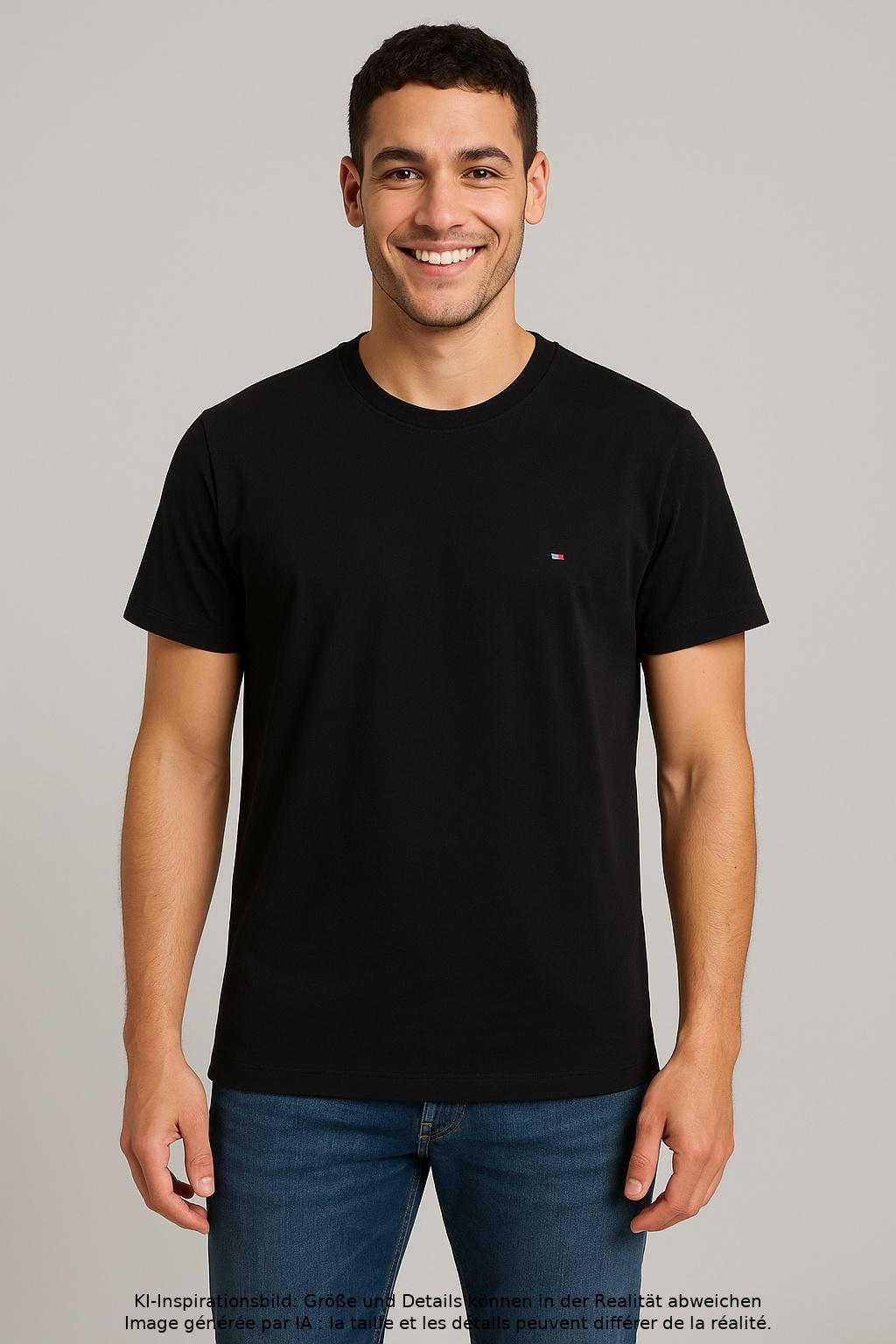 

Tommy Hilfiger Herren T-Shirt, schwarz, Gr. 48