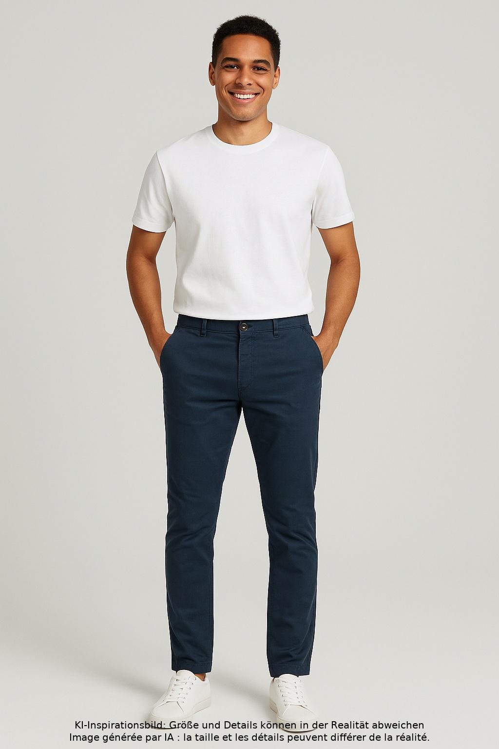 Thumbnail - Tommy Hilfiger Herren Stoffhose, marineblau, Gr. 33