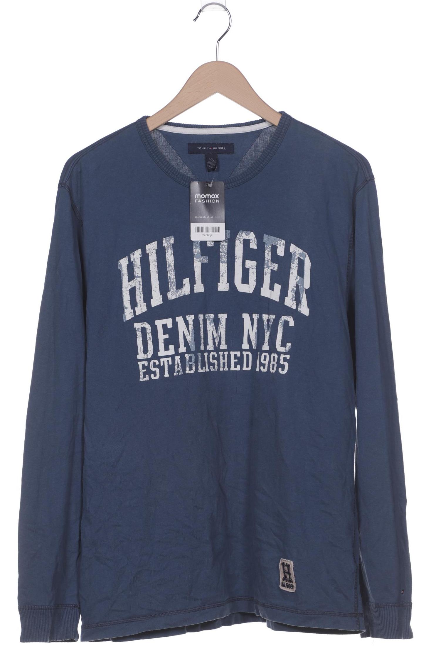 

Tommy Hilfiger Herren Langarmshirt, blau, Gr. 52