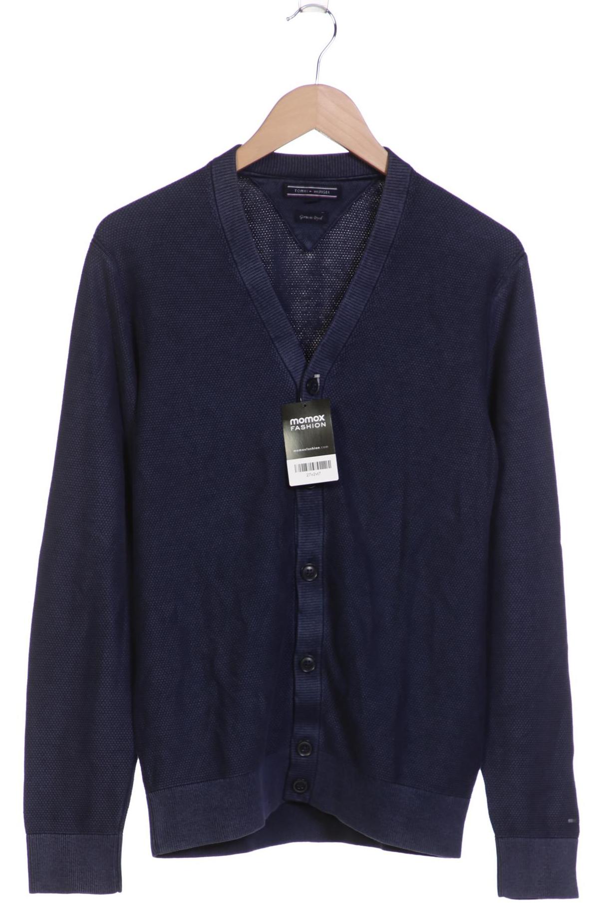 

Tommy Hilfiger Herren Strickjacke, marineblau, Gr. 48