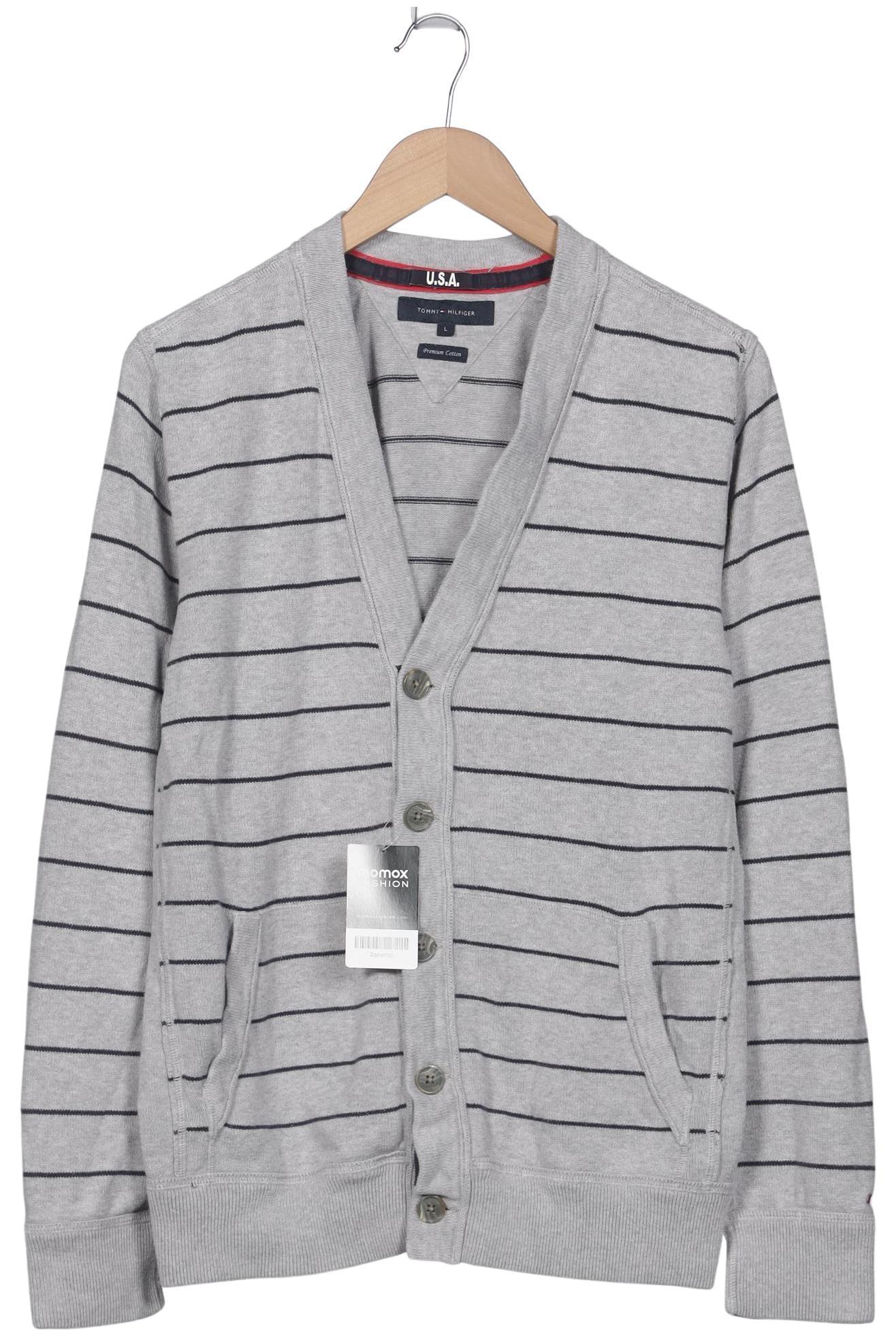 

Tommy Hilfiger Herren Strickjacke, grau, Gr. 52