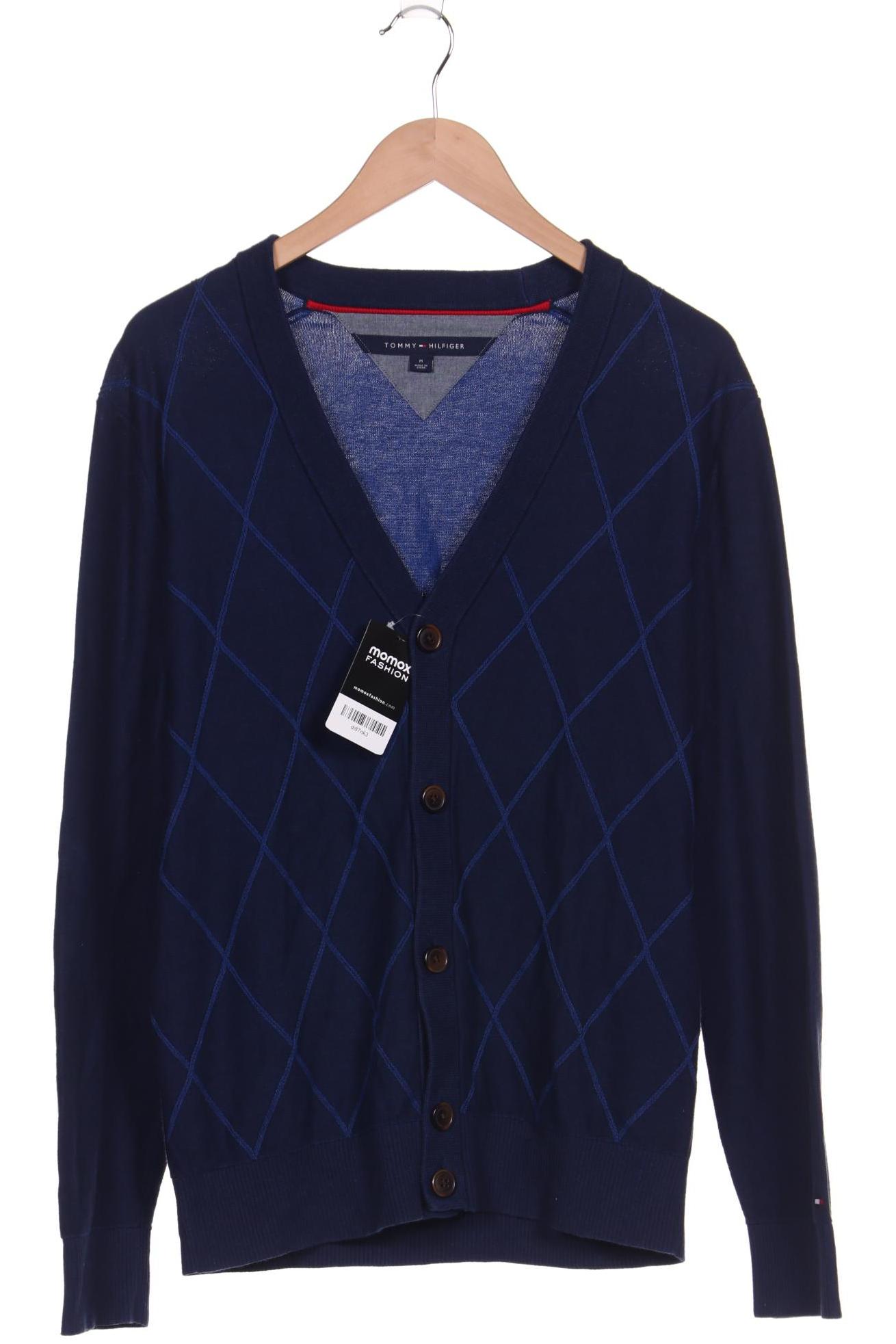 

Tommy Hilfiger Herren Strickjacke, marineblau, Gr. 48