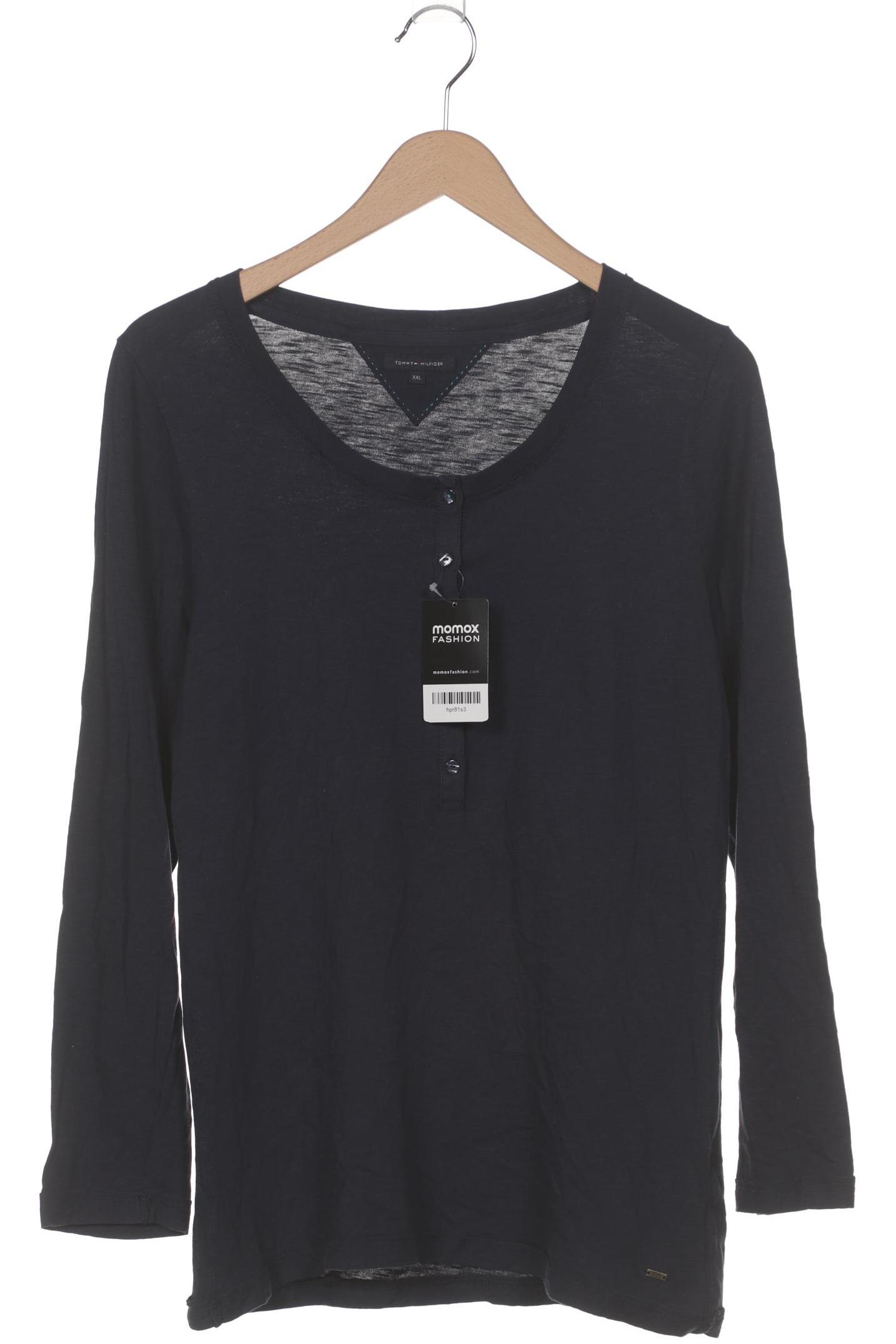 

Tommy Hilfiger Herren Langarmshirt, marineblau, Gr. 56