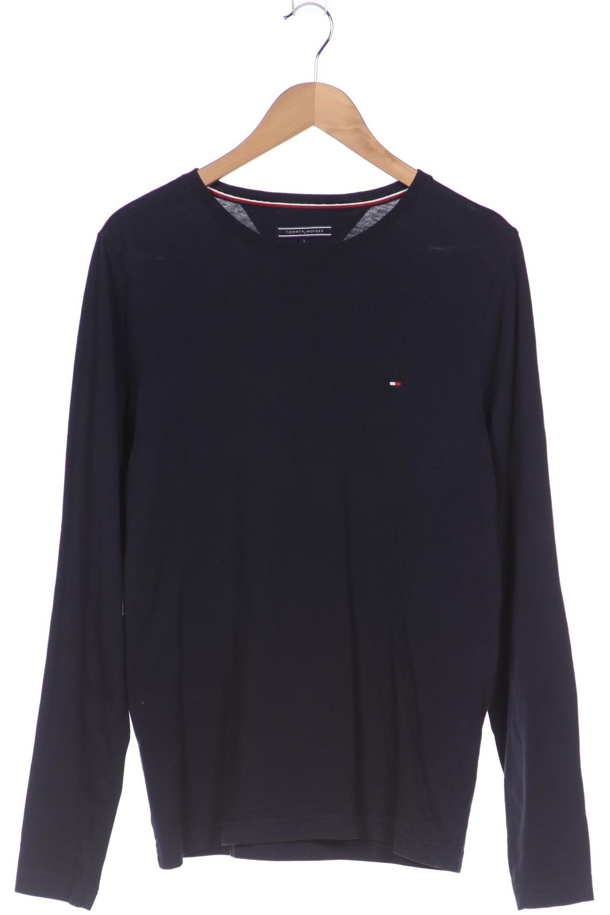

Tommy Hilfiger Herren Langarmshirt, marineblau