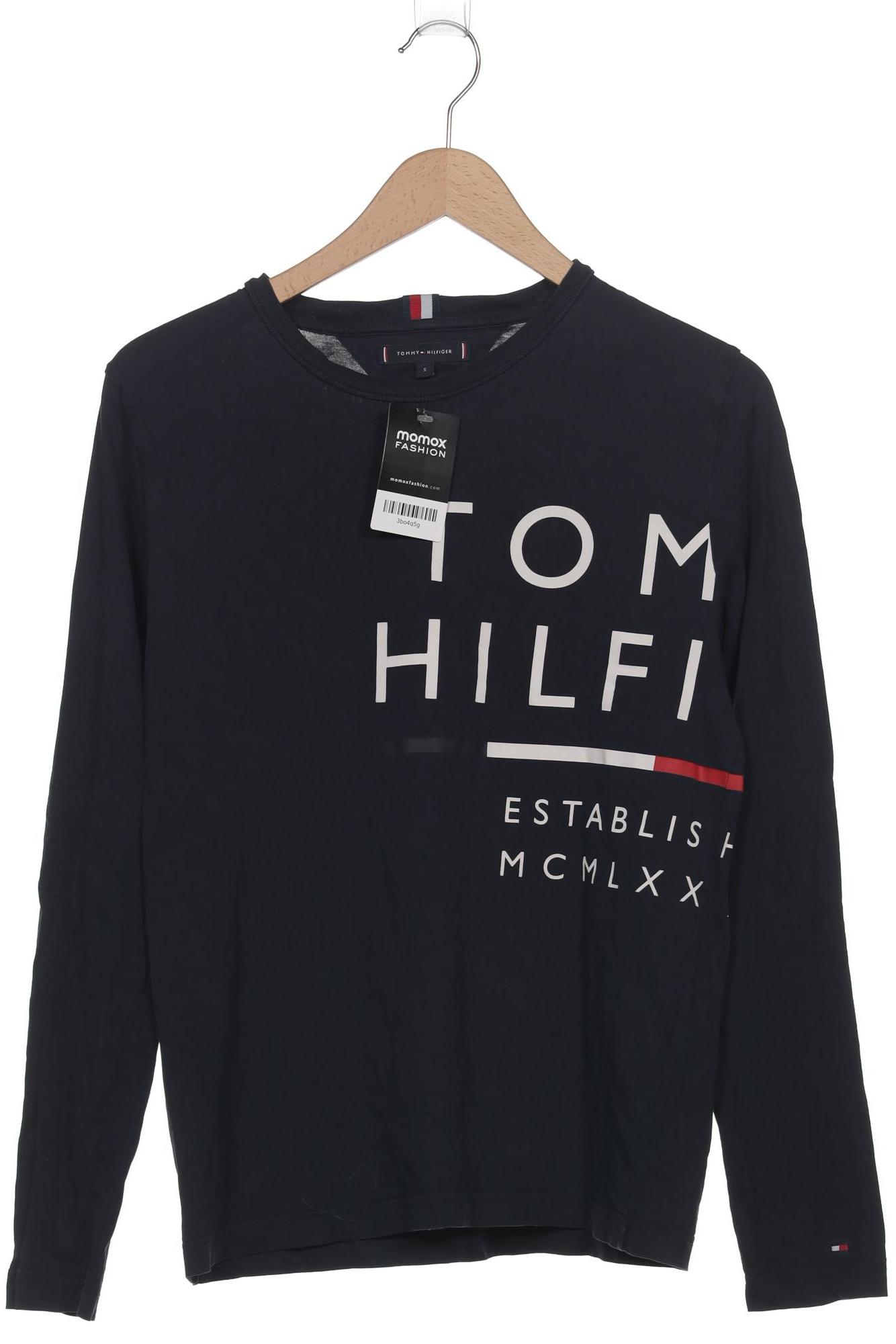

Tommy Hilfiger Herren Langarmshirt, marineblau, Gr. 46