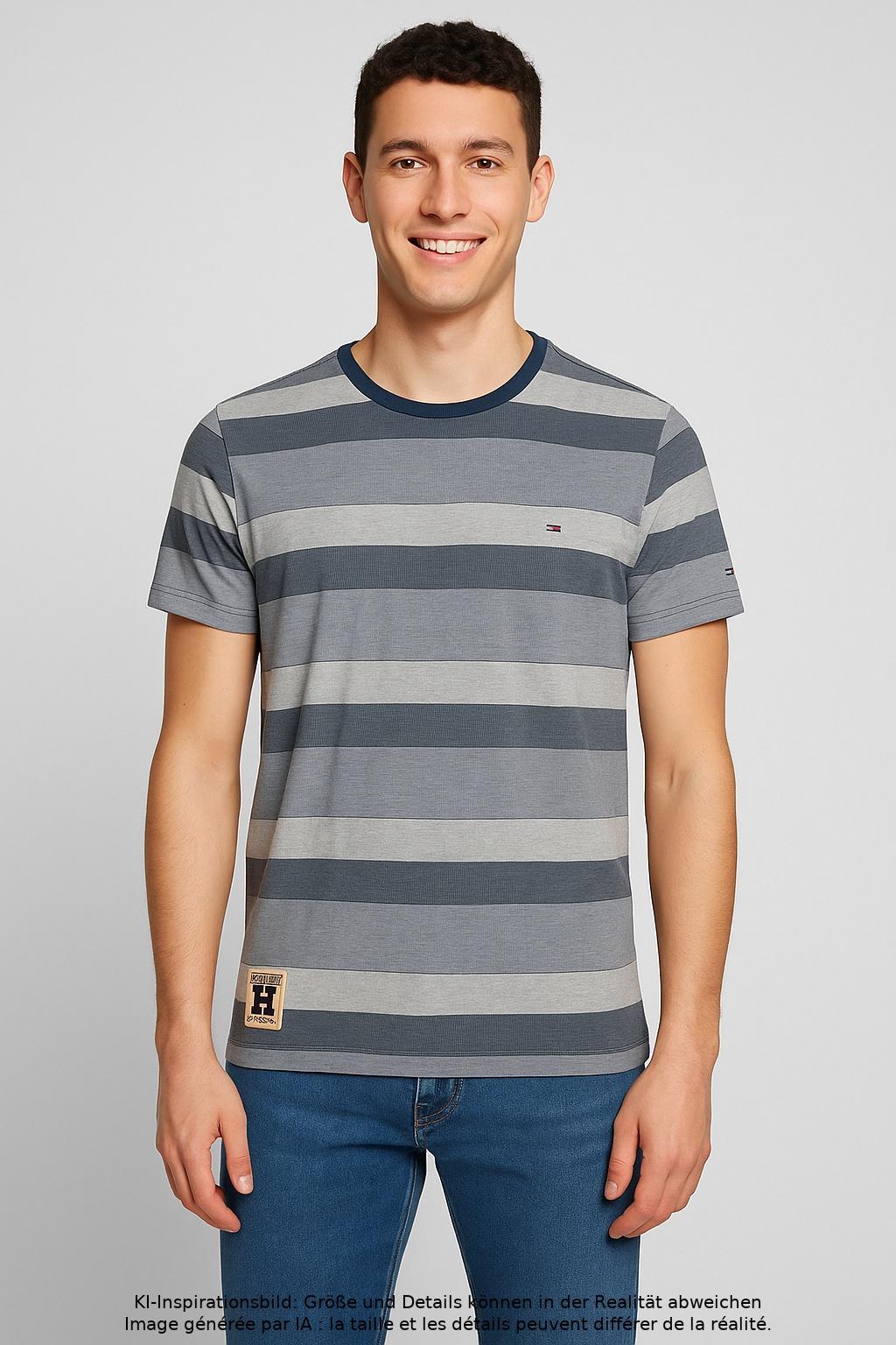 Thumbnail - Tommy Hilfiger Herren T-Shirt, mehrfarbig, Gr. 48