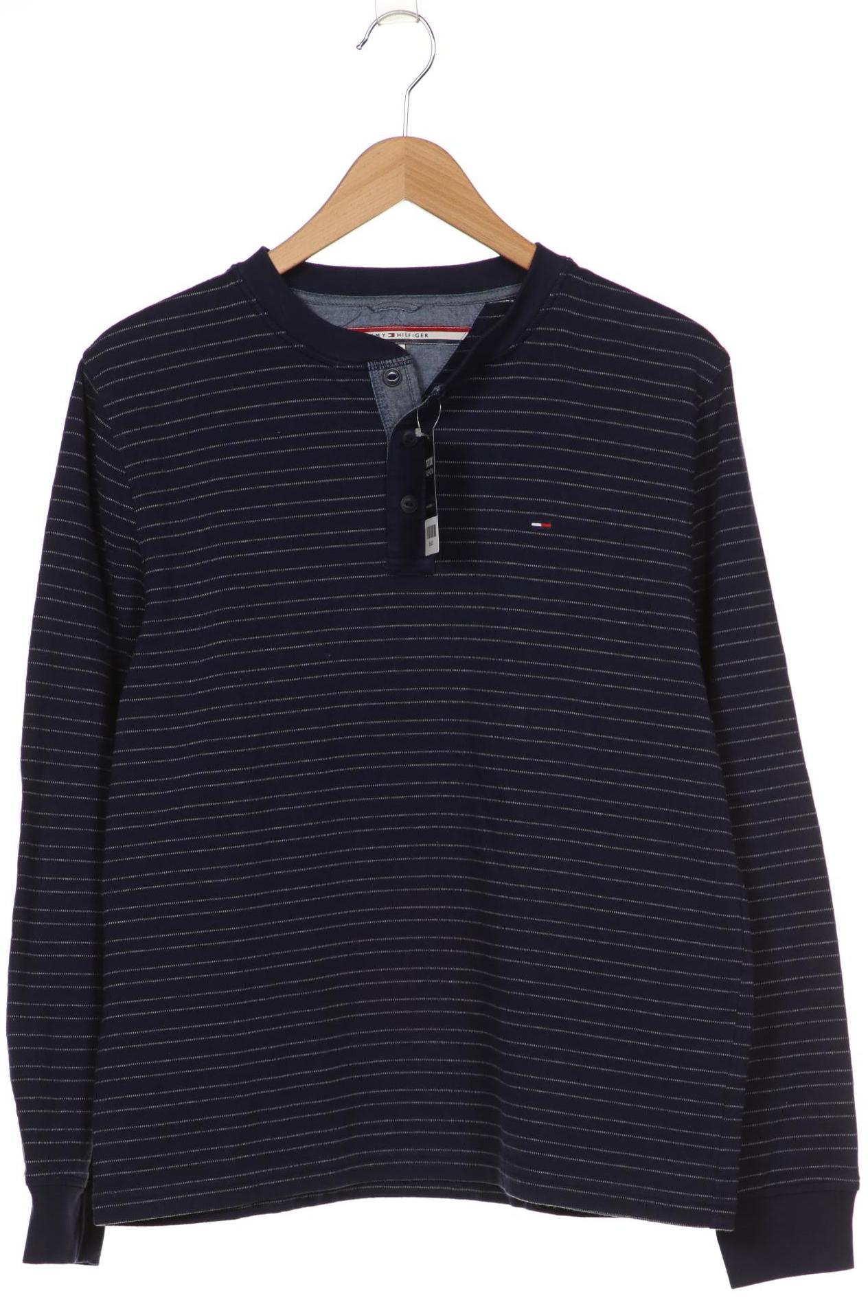 

Tommy Hilfiger Herren Langarmshirt, marineblau