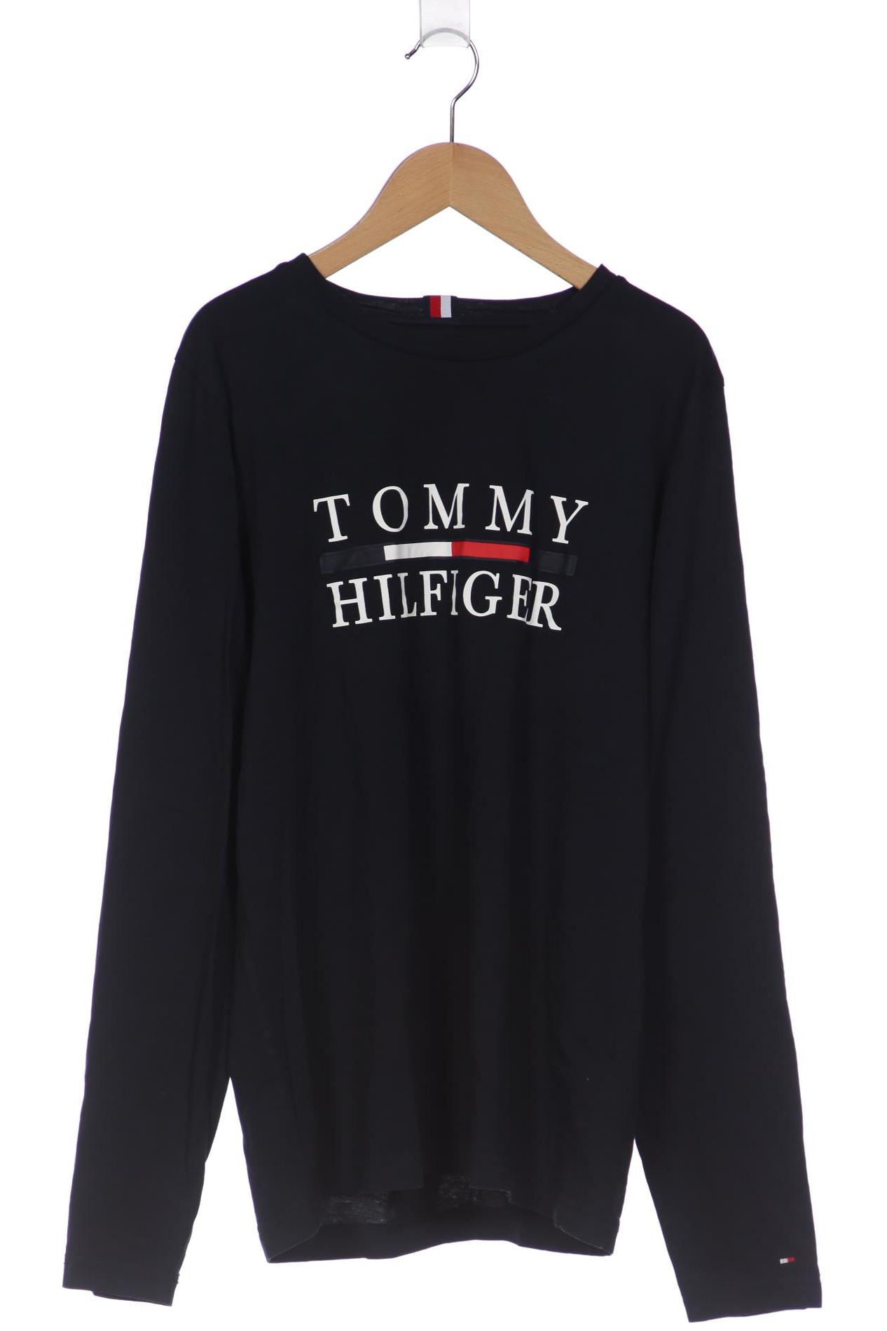 

Tommy Hilfiger Herren Langarmshirt, marineblau