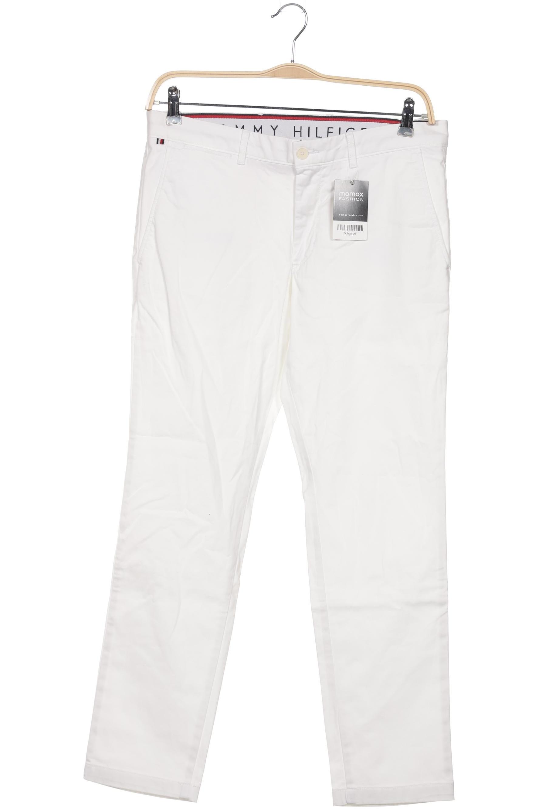 

Tommy Hilfiger Herren Stoffhose, weiß, Gr. 34