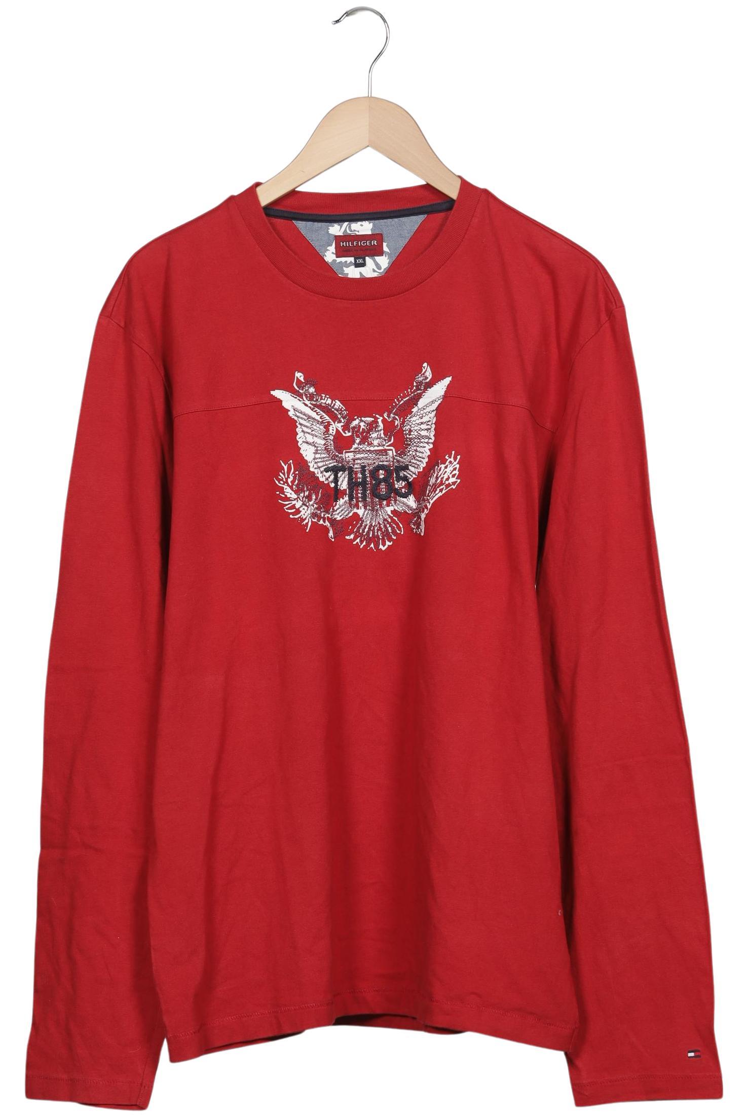 

Tommy Hilfiger Herren Langarmshirt, bordeaux, Gr. 56