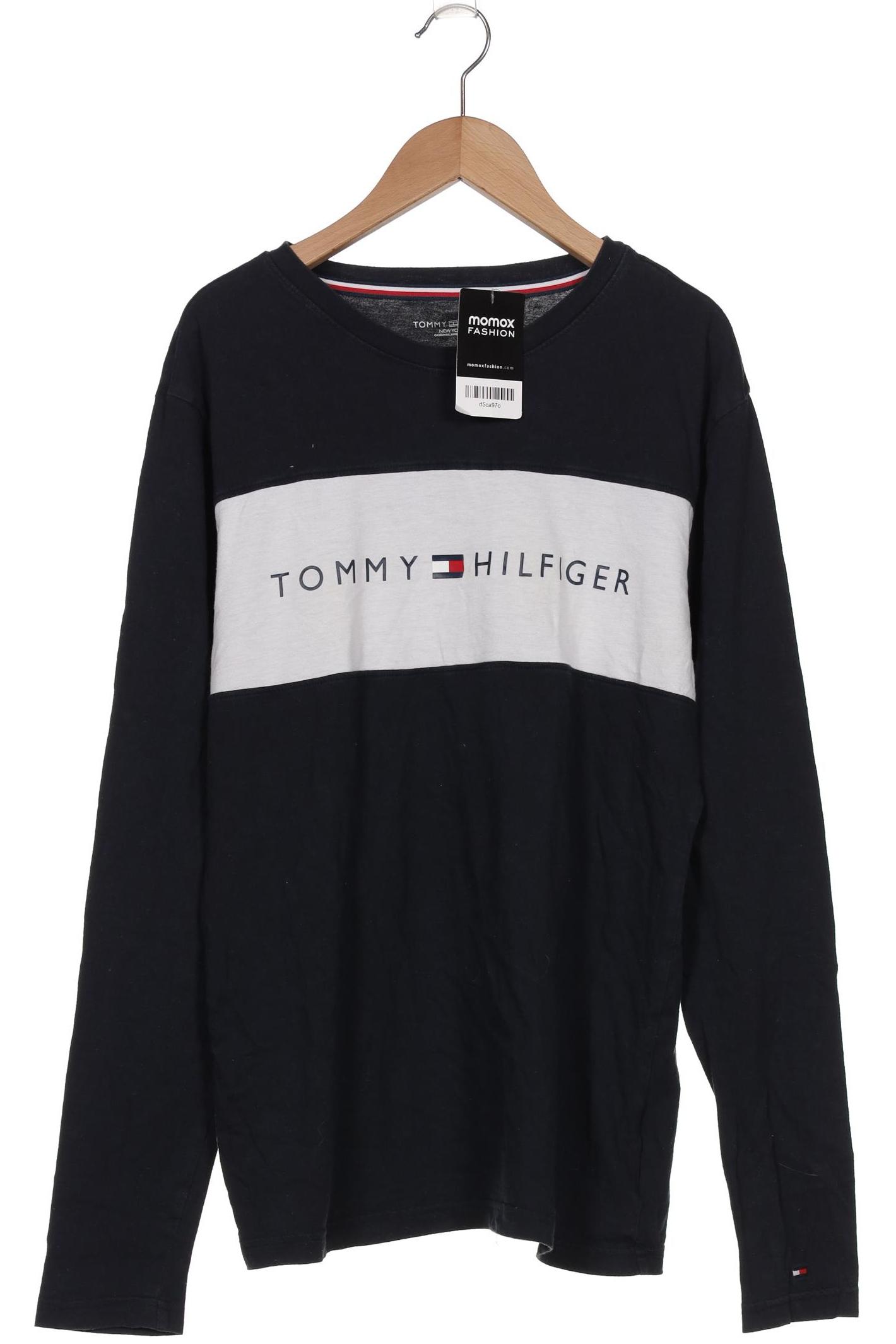 

Tommy Hilfiger Herren Langarmshirt, marineblau, Gr. 46