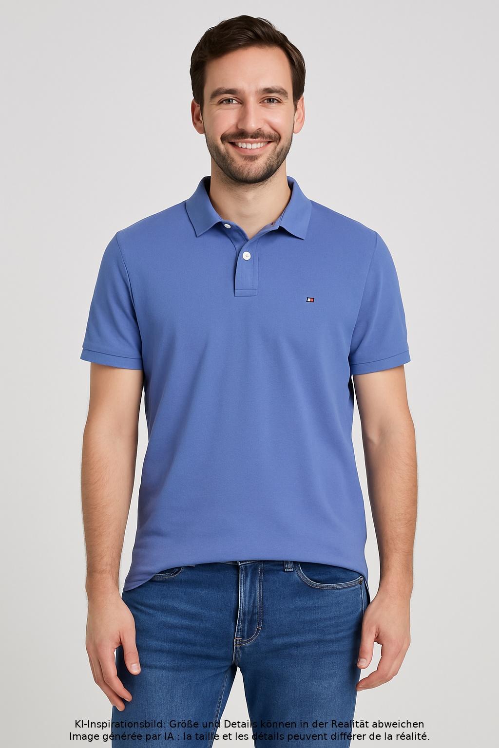 

Tommy Hilfiger Herren Poloshirt, blau, Gr. 52