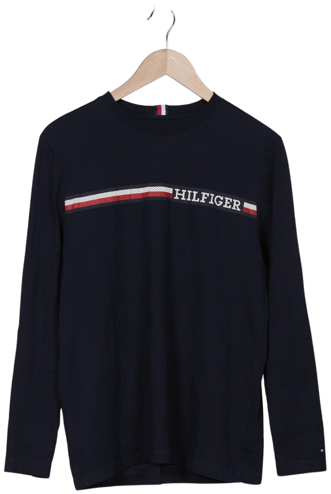 

Tommy Hilfiger Herren Langarmshirt, marineblau, Gr. 48
