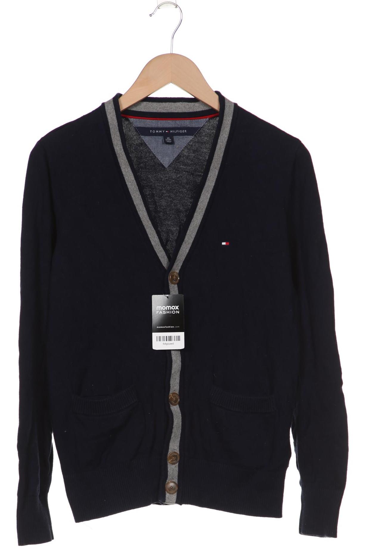 

Tommy Hilfiger Herren Strickjacke, marineblau, Gr. 44