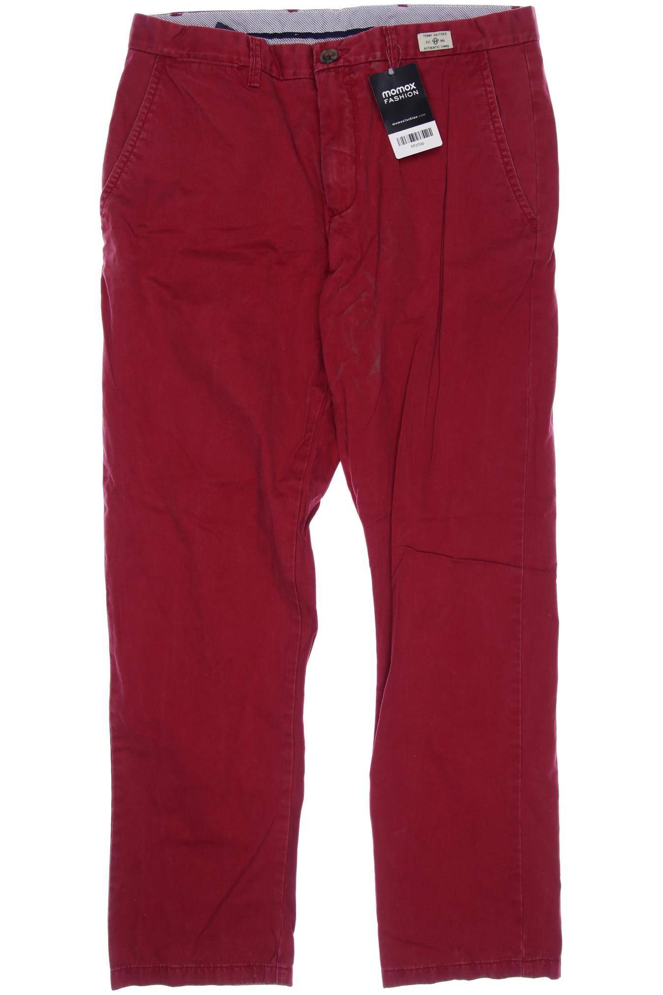 

Tommy Hilfiger Herren Stoffhose, rot, Gr. 33