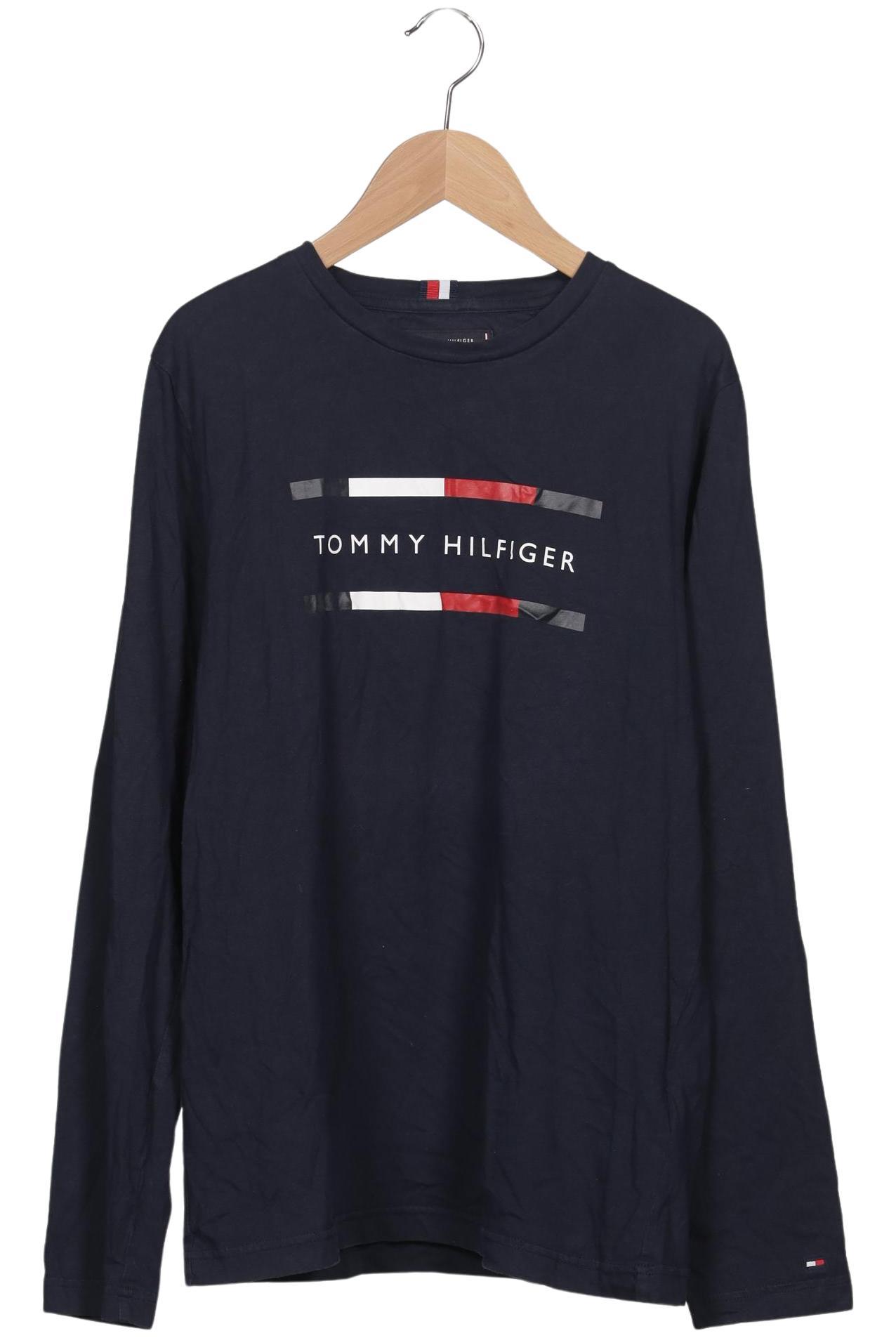 

Tommy Hilfiger Herren Langarmshirt, marineblau, Gr. 48