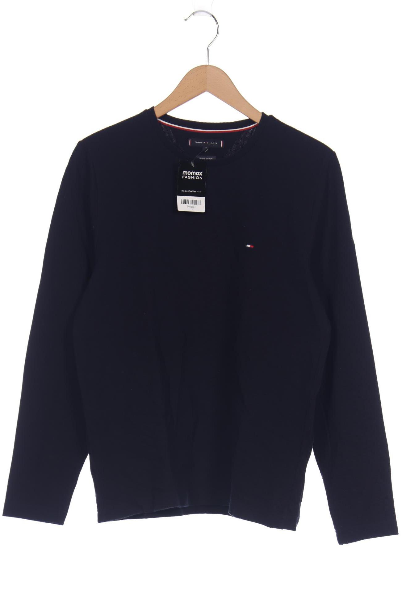 

Tommy Hilfiger Herren Langarmshirt, marineblau, Gr. 48