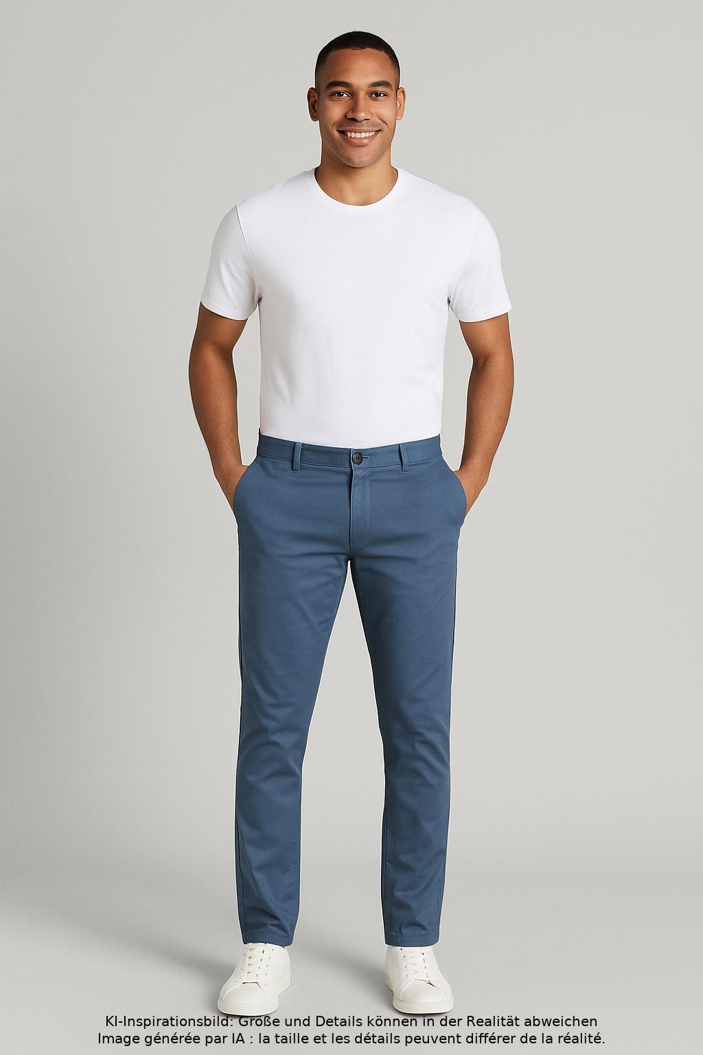 

Tommy Hilfiger Herren Stoffhose, blau, Gr. 33