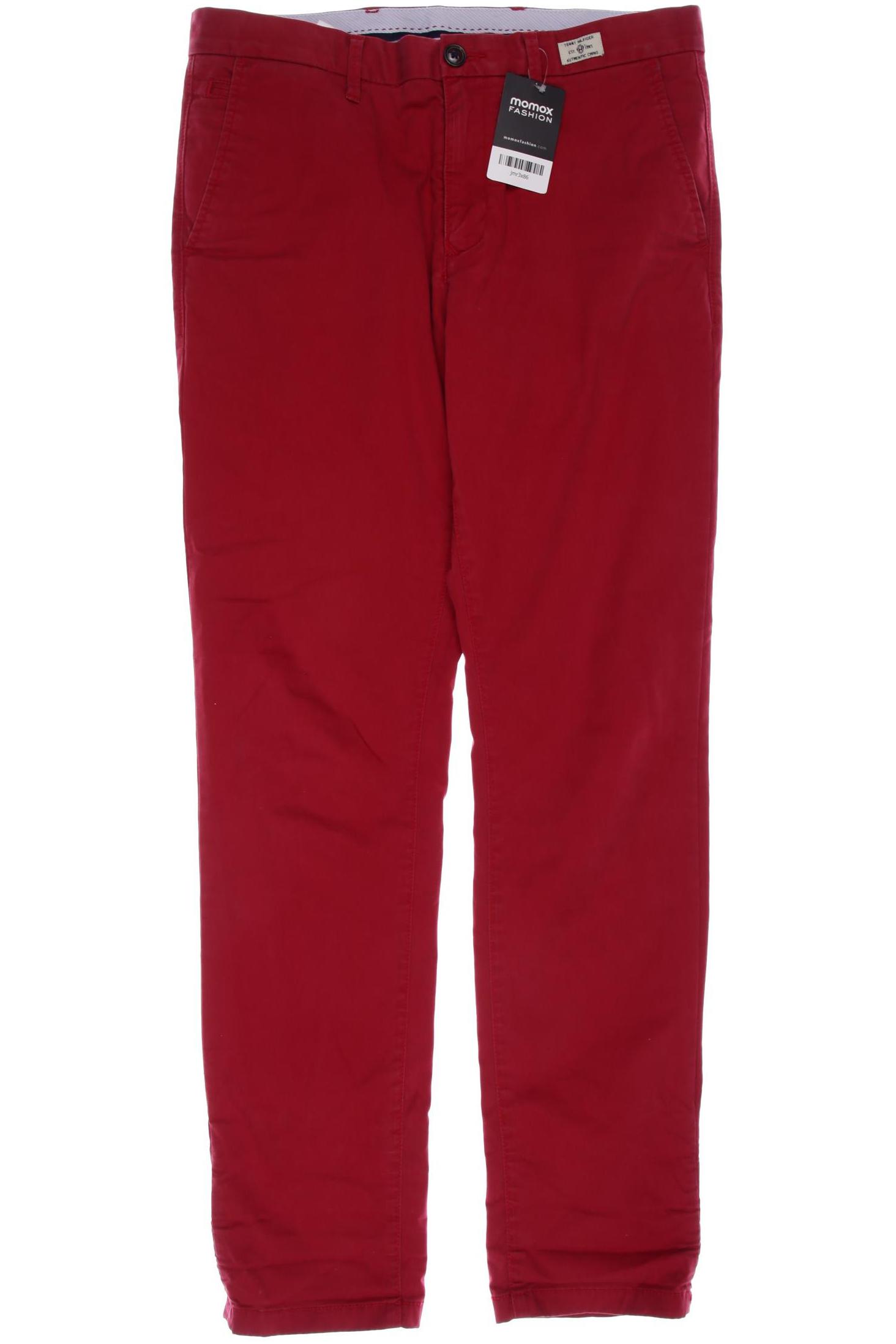 

Tommy Hilfiger Herren Stoffhose, rot