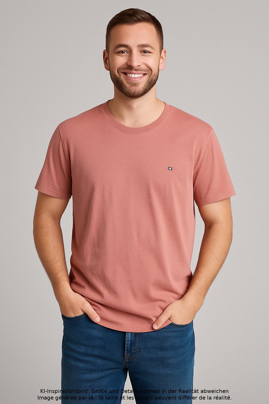 

Tommy Hilfiger Herren T-Shirt, pink, Gr. 54