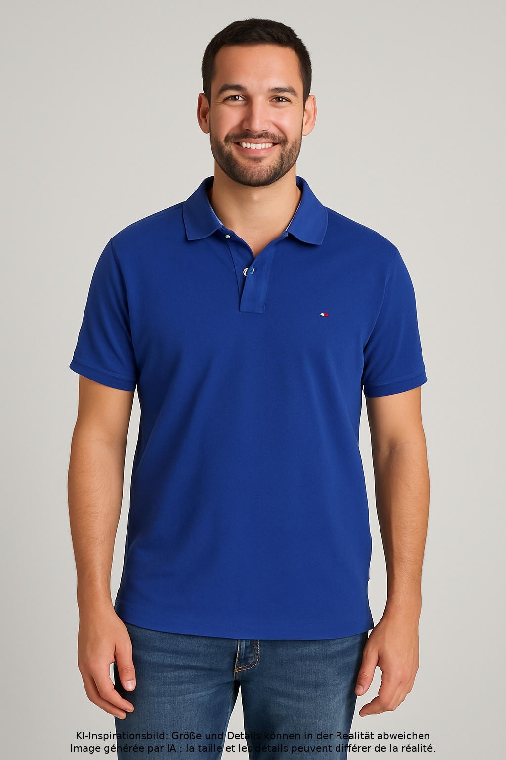 

Tommy Hilfiger Herren Poloshirt, marineblau, Gr. 52