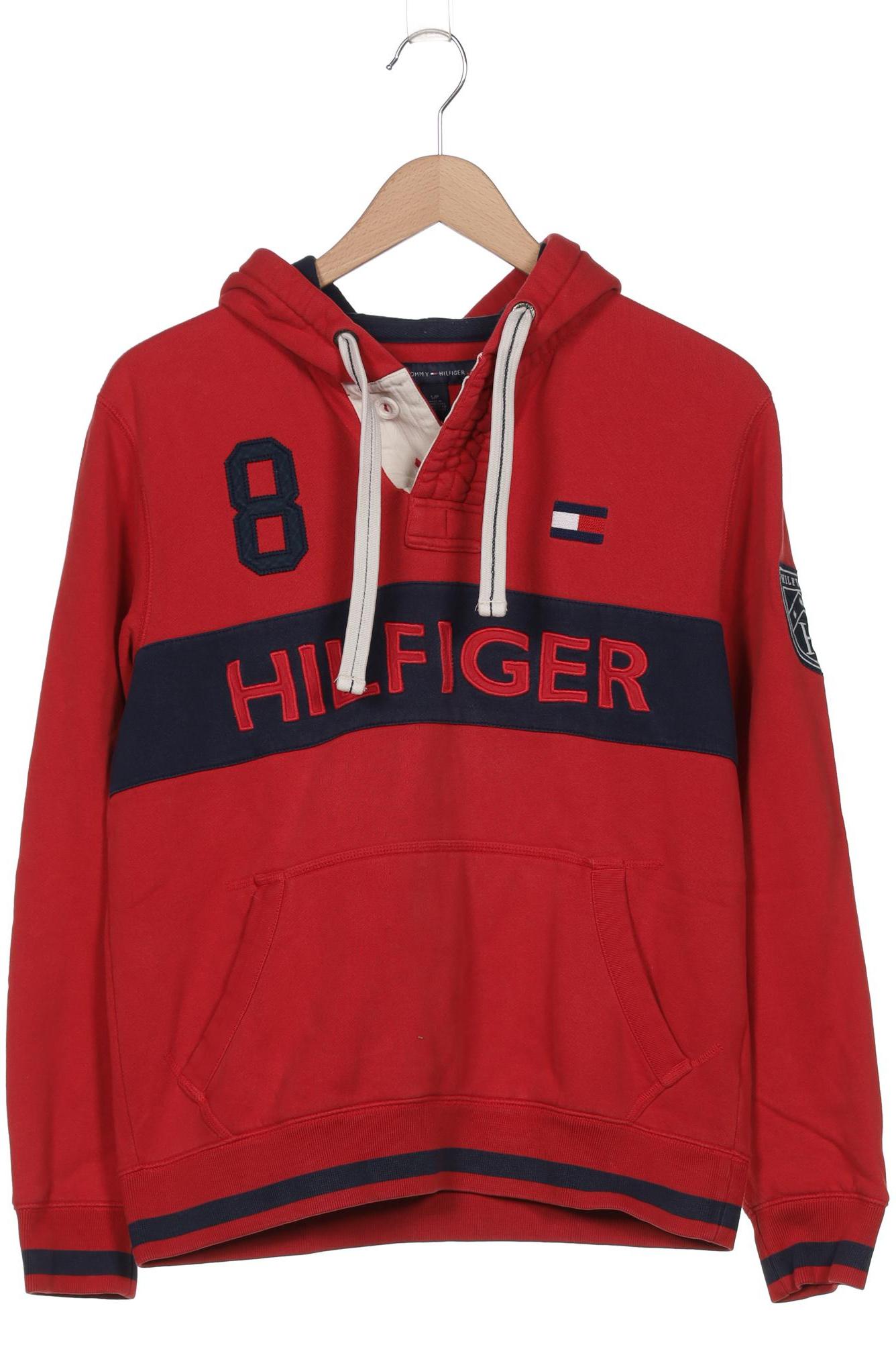 

Tommy Hilfiger Herren Kapuzenpullover, rot, Gr. 46