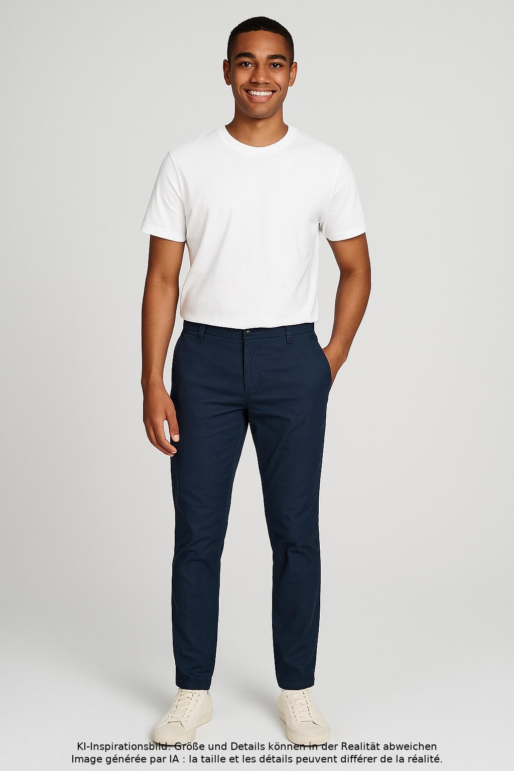 

Tommy Hilfiger Herren Stoffhose, marineblau, Gr. 34