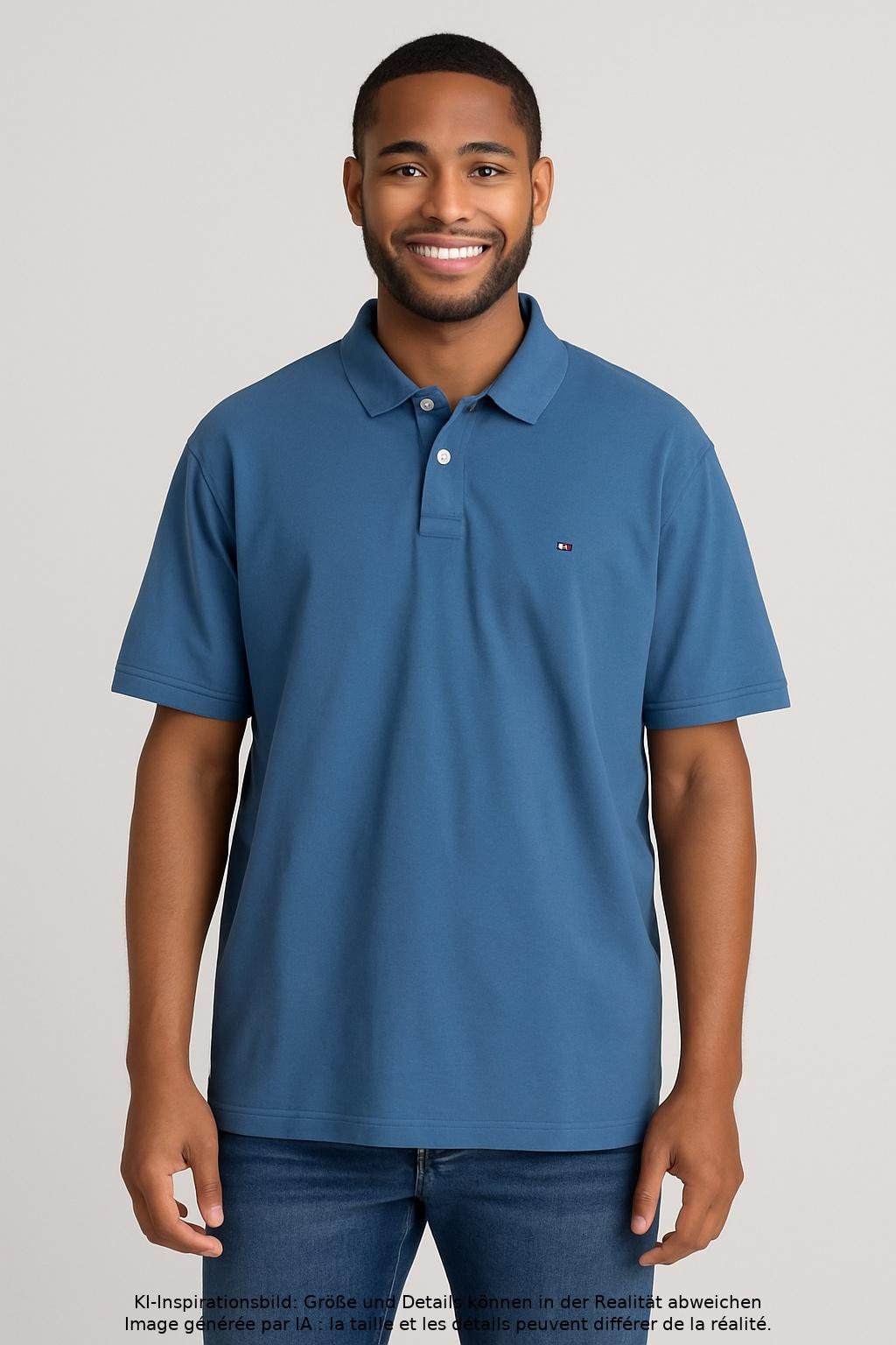 Thumbnail - Tommy Hilfiger Herren Poloshirt, blau, Gr. 56
