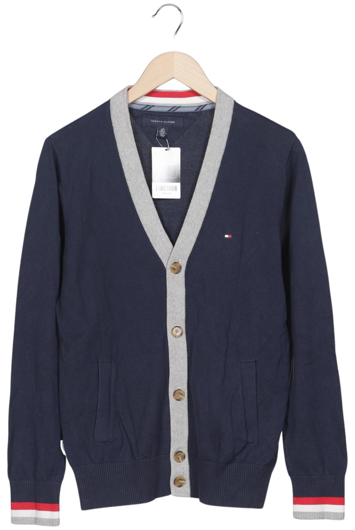 

Tommy Hilfiger Herren Strickjacke, marineblau, Gr. 46