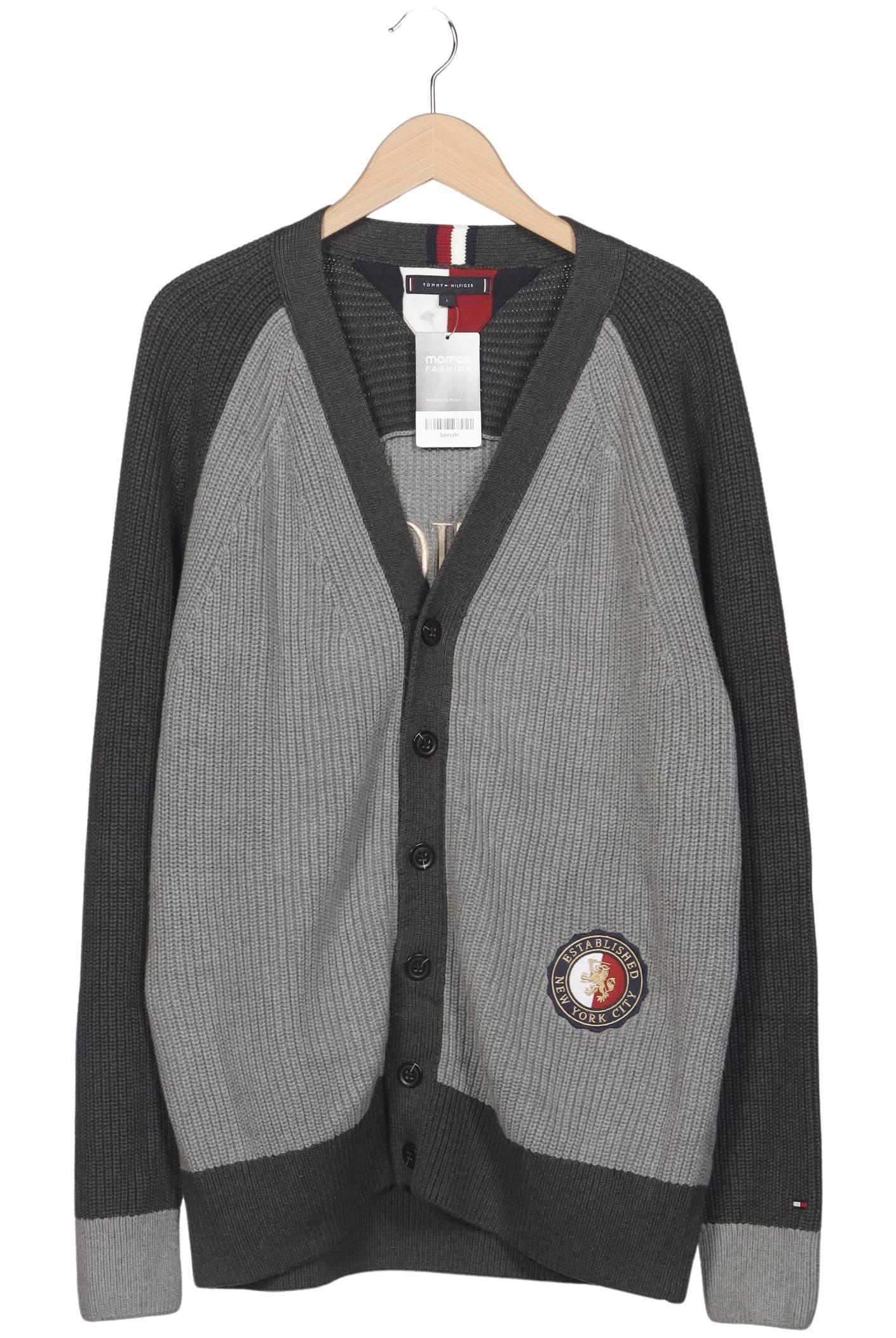 

Tommy Hilfiger Herren Strickjacke, grau, Gr. 52