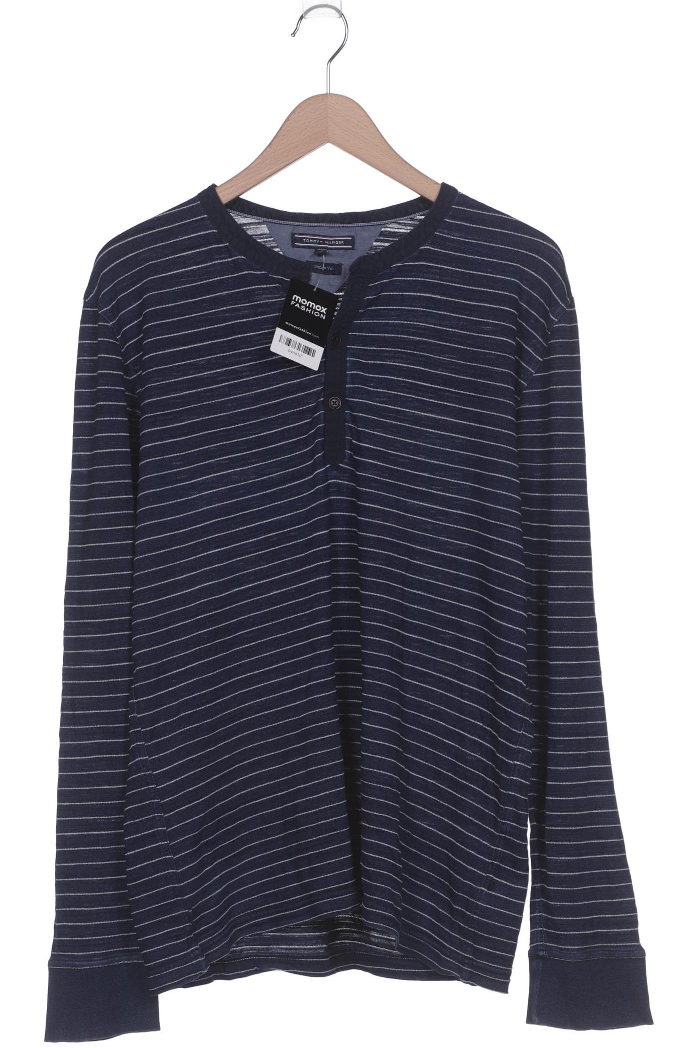 

Tommy Hilfiger Herren Langarmshirt, marineblau, Gr. 54